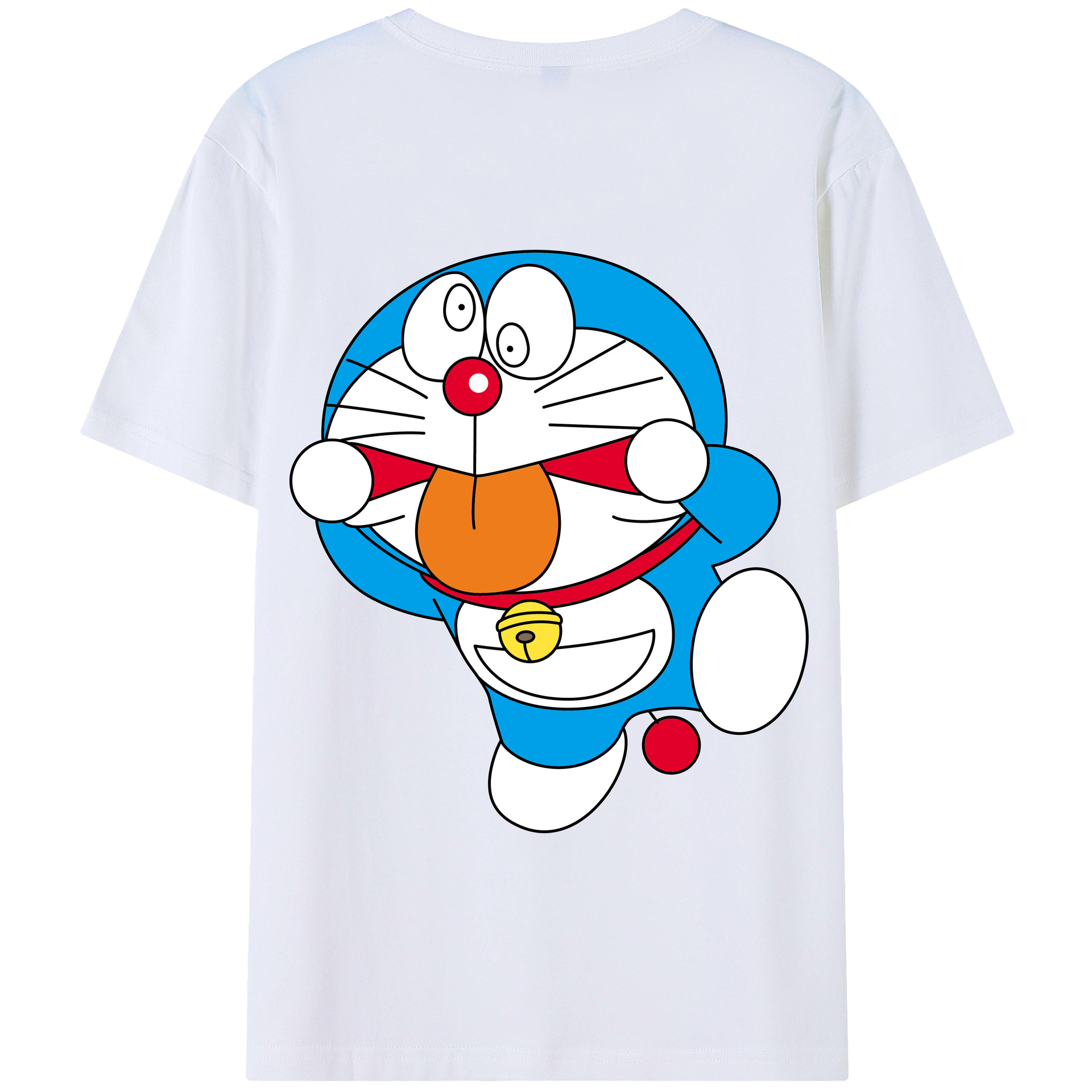 （画像用） ドラえもん Doraemon 綿100％半袖Tシャツ（背面プリント）