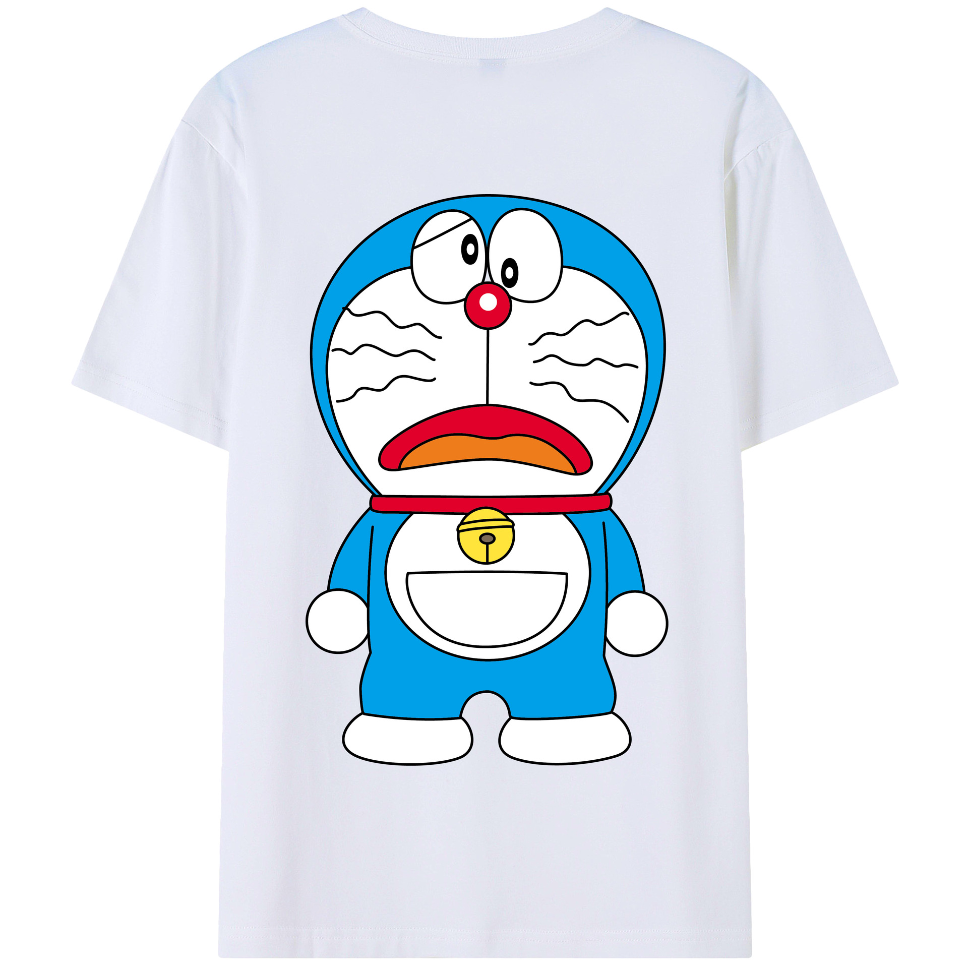 （画像用） ドラえもん Doraemon 綿100％半袖Tシャツ（背面プリント）