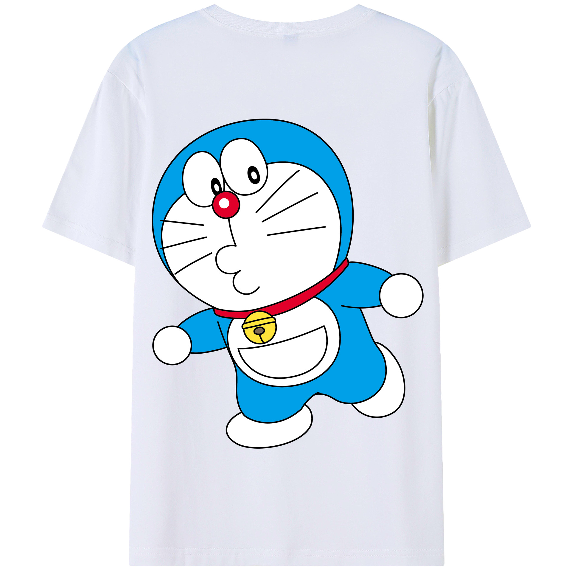 （画像用） ドラえもん Doraemon 綿100％半袖Tシャツ（背面プリント）