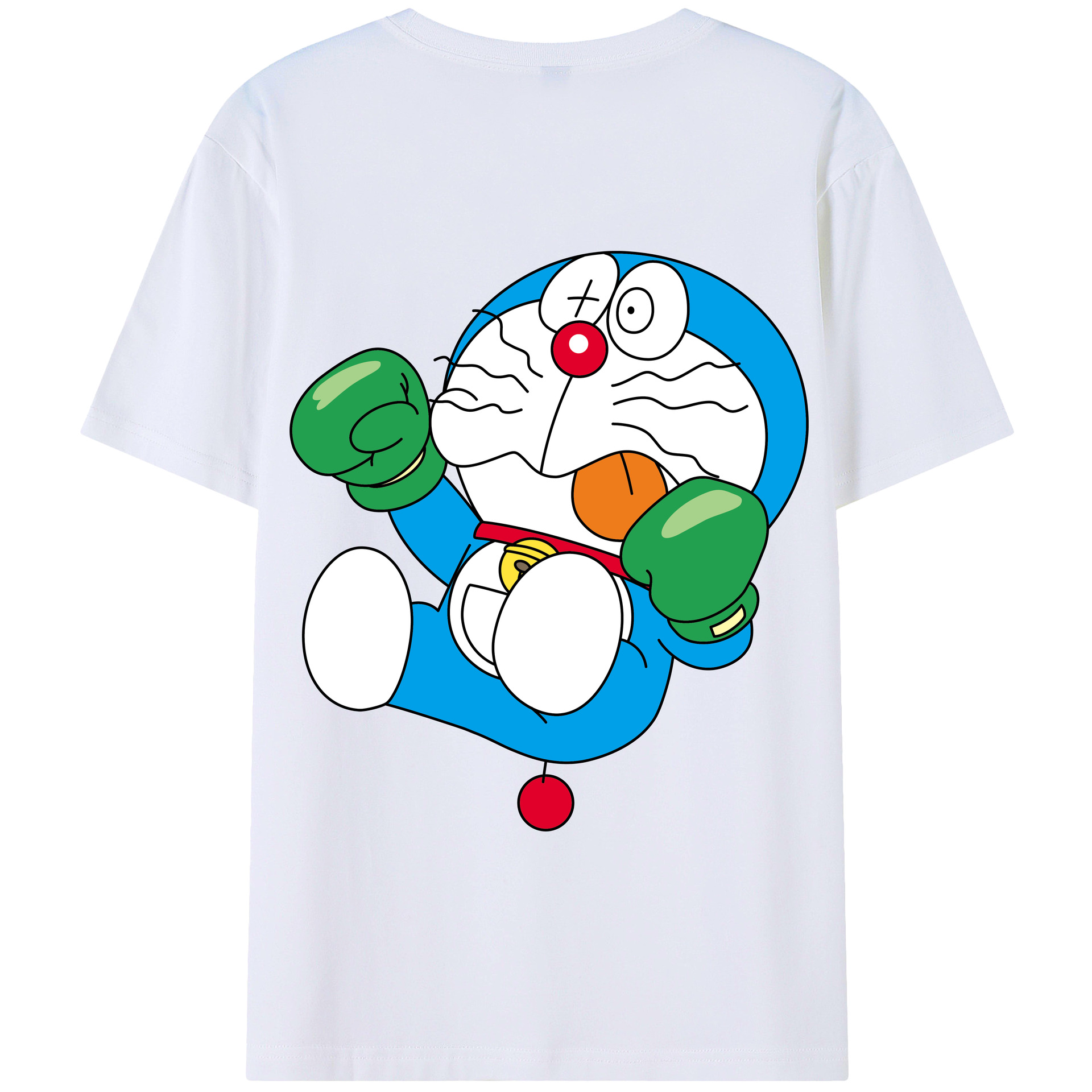 （画像用） ドラえもん Doraemon 綿100％半袖Tシャツ（背面プリント）