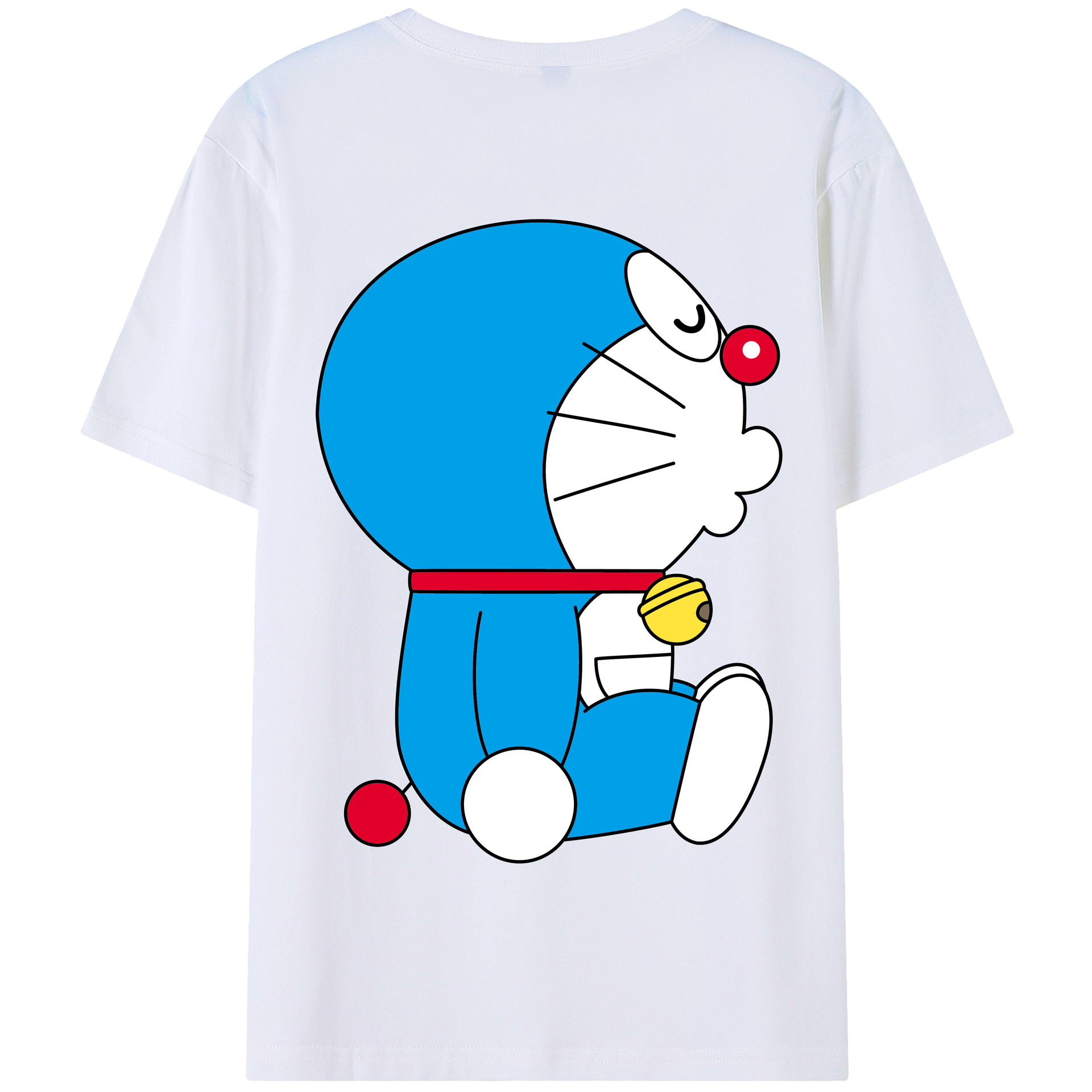 （画像用） ドラえもん Doraemon 綿100％半袖Tシャツ（背面プリント）