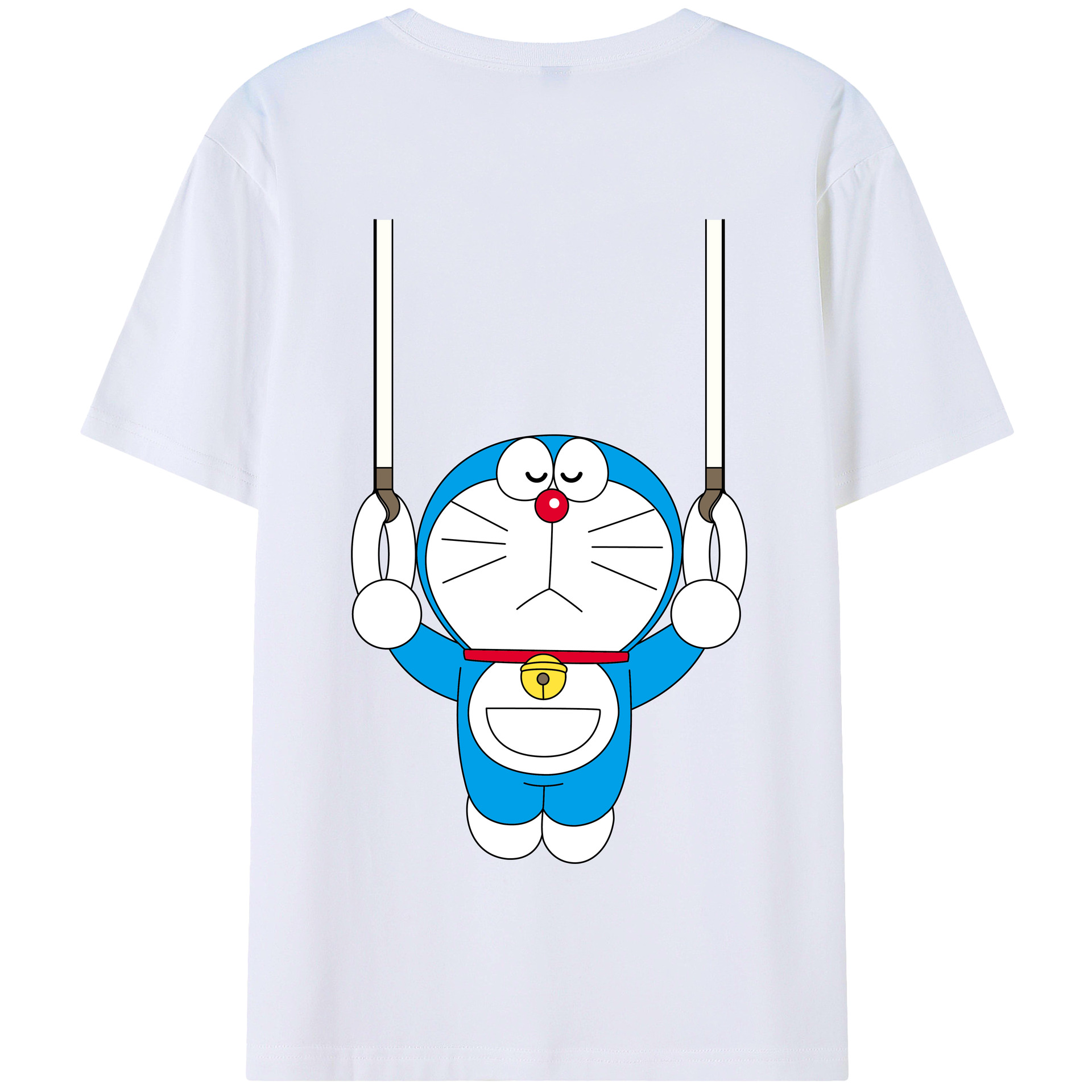 （画像用） ドラえもん Doraemon 綿100％半袖Tシャツ（背面プリント）