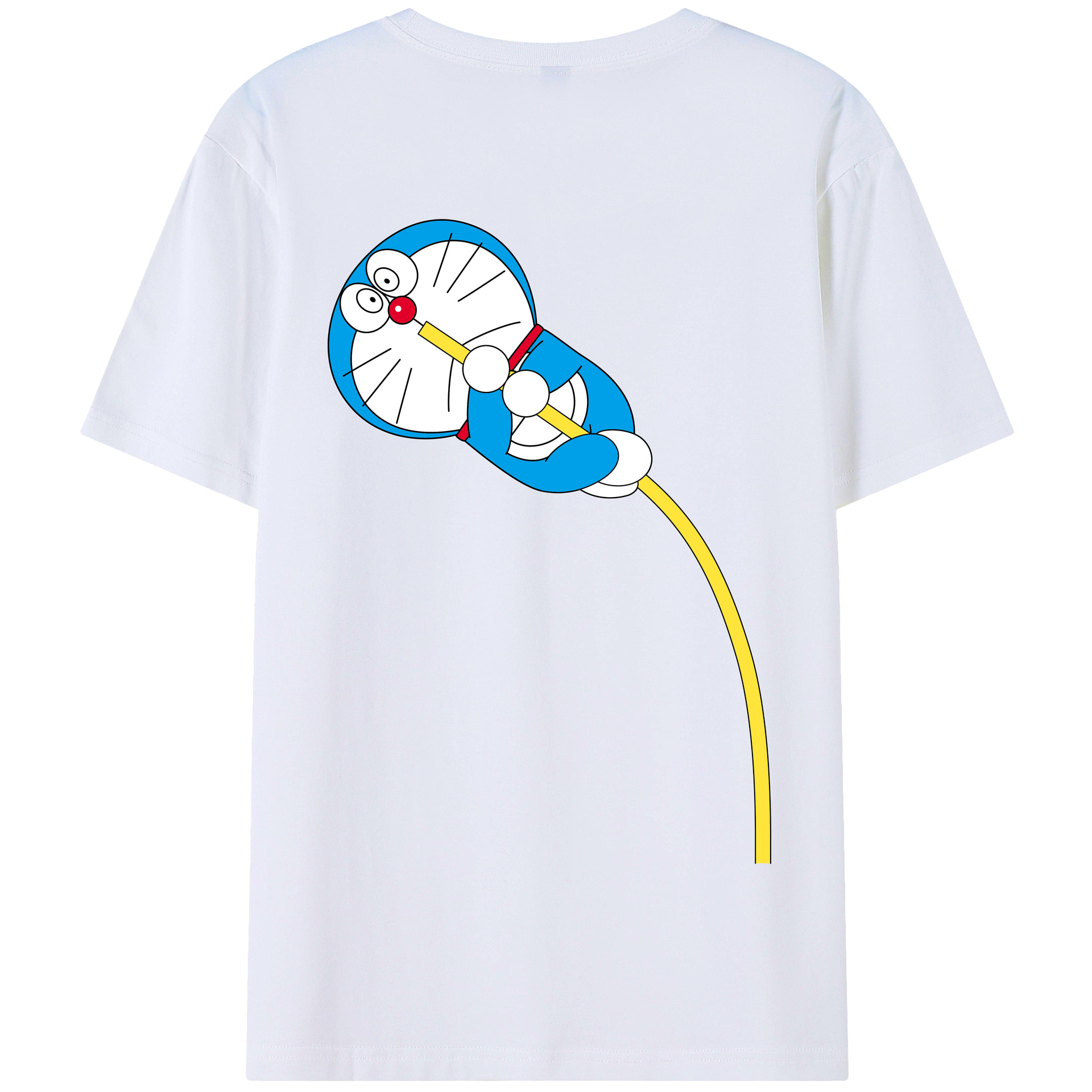 （画像用） ドラえもん Doraemon 綿100％半袖Tシャツ（背面プリント）