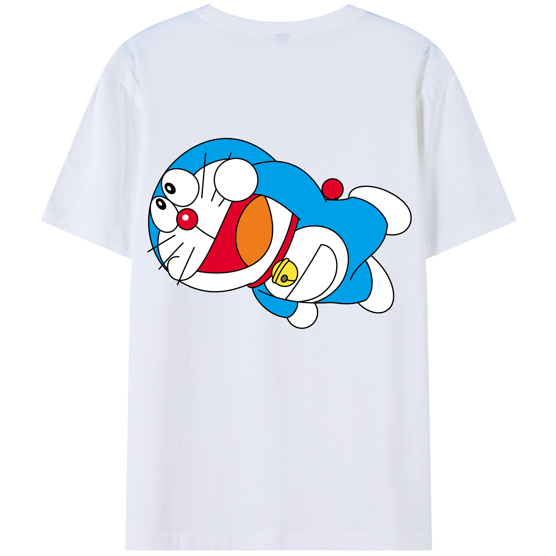 （画像用） ドラえもん Doraemon 綿100％半袖Tシャツ（背面プリント）