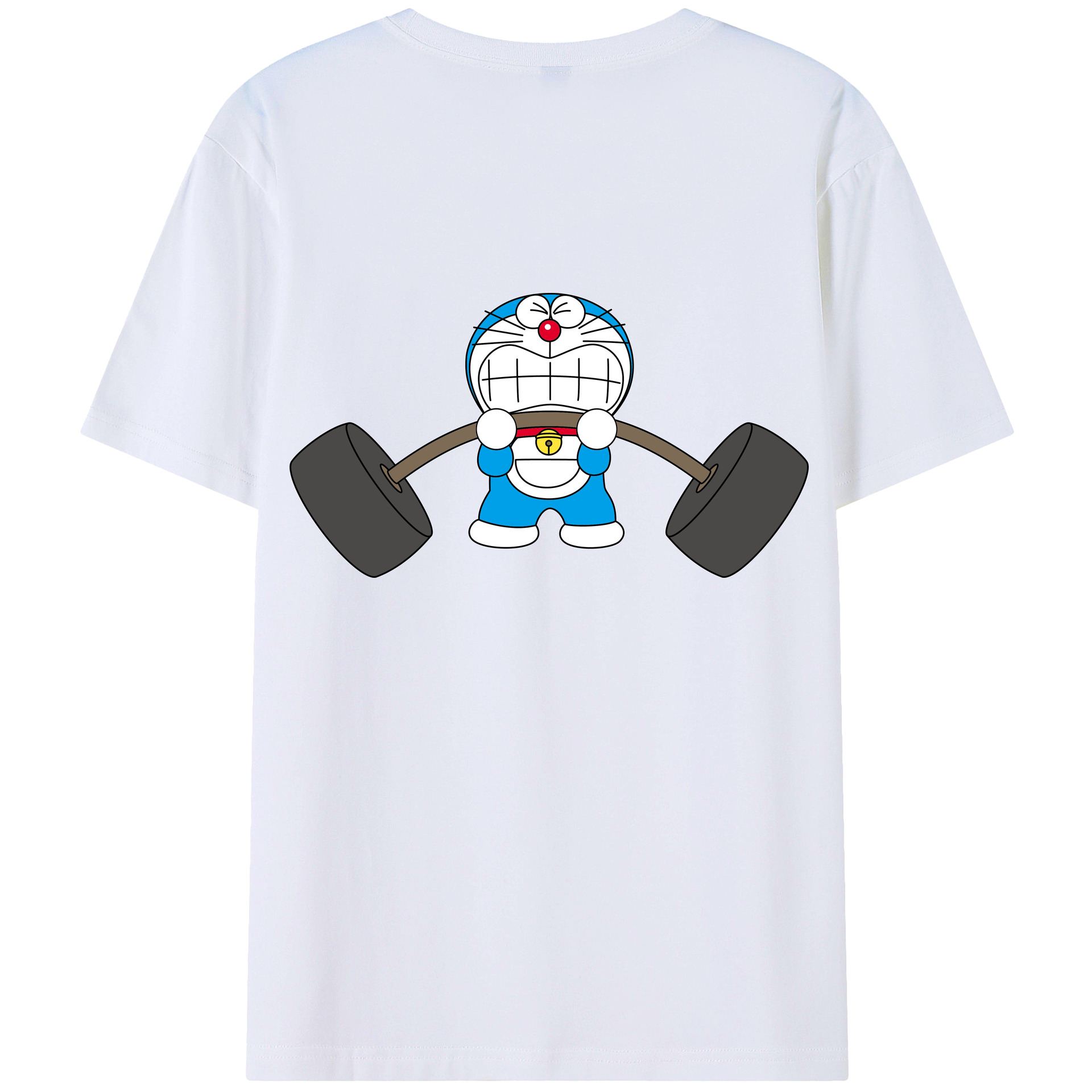 （画像用） ドラえもん Doraemon 綿100％半袖Tシャツ（背面プリント）