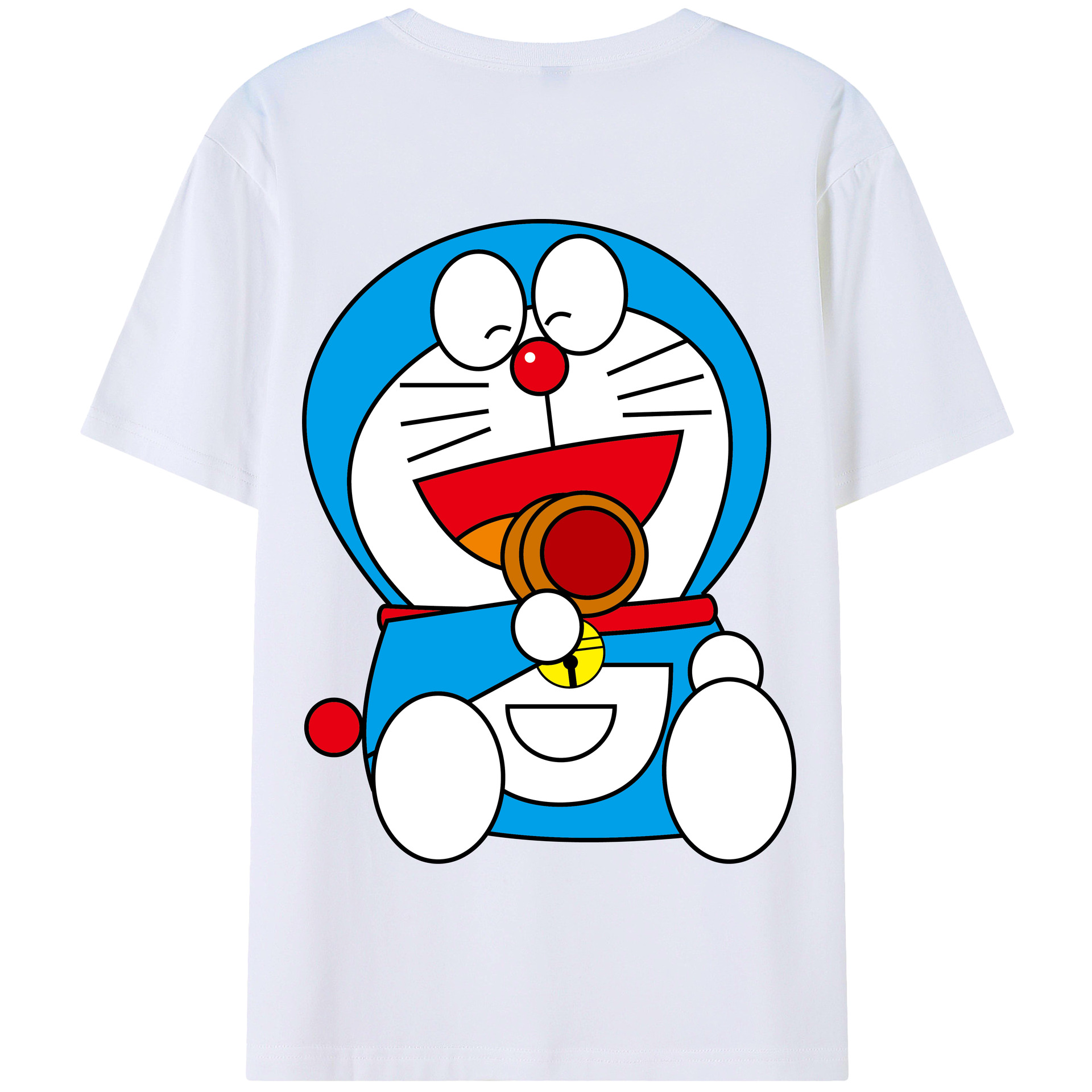（画像用） ドラえもん Doraemon 綿100％半袖Tシャツ（背面プリント）