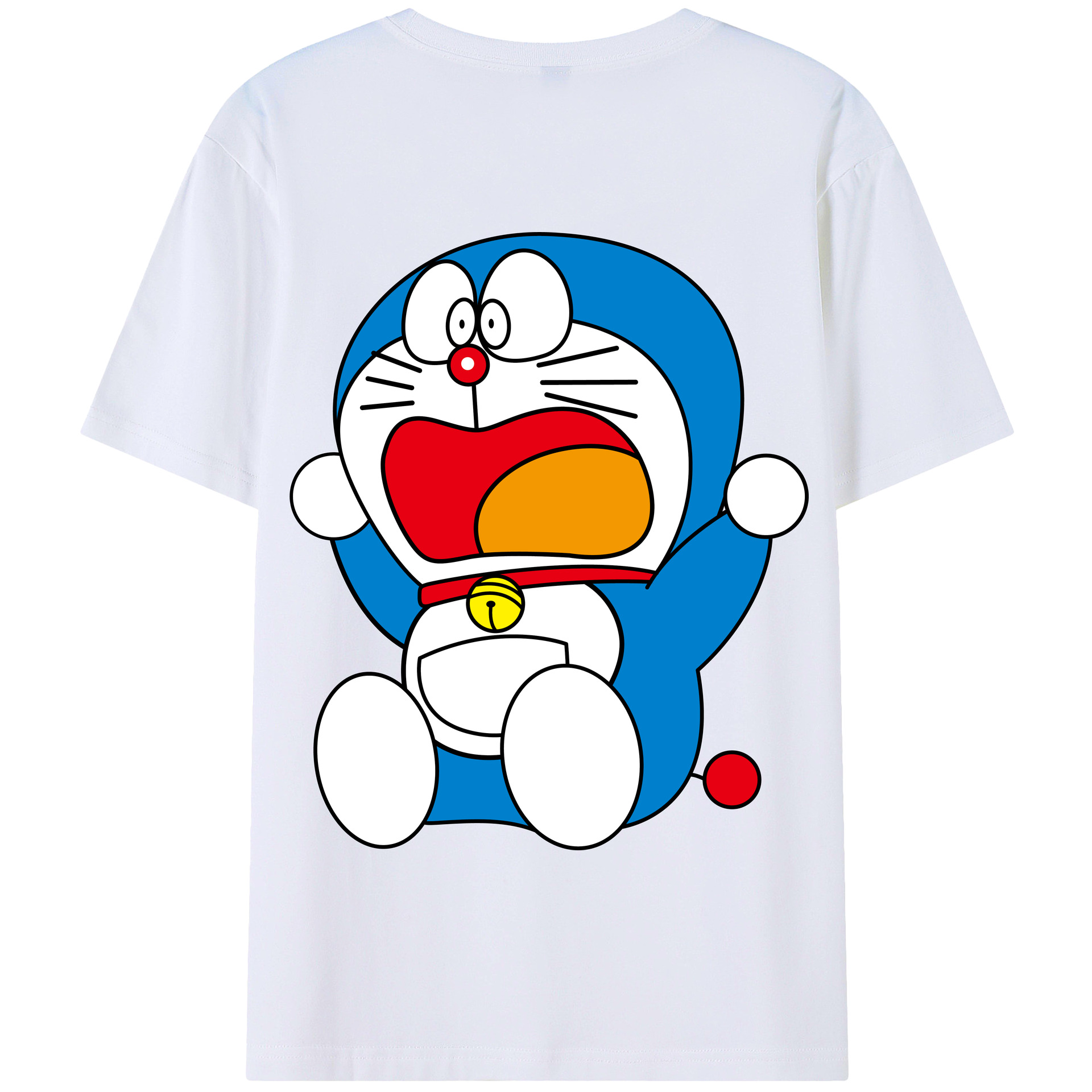 （画像用） ドラえもん Doraemon 綿100％半袖Tシャツ（背面プリント）