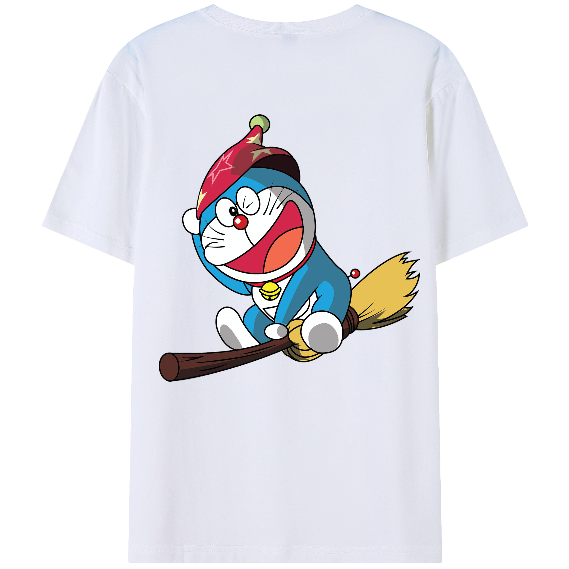 （画像用） ドラえもん Doraemon 綿100％半袖Tシャツ（背面プリント）