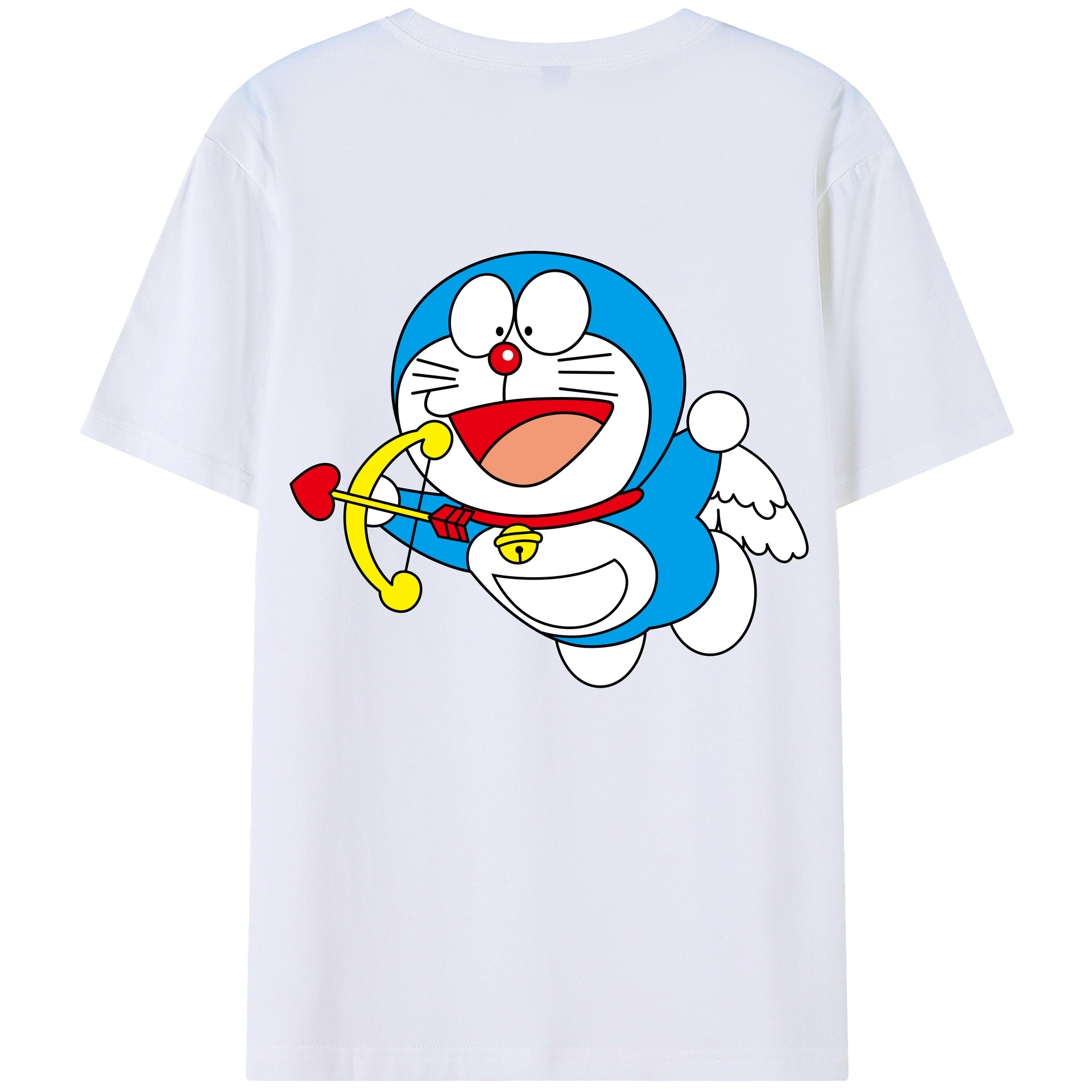 （画像用） ドラえもん Doraemon 綿100％半袖Tシャツ（背面プリント）