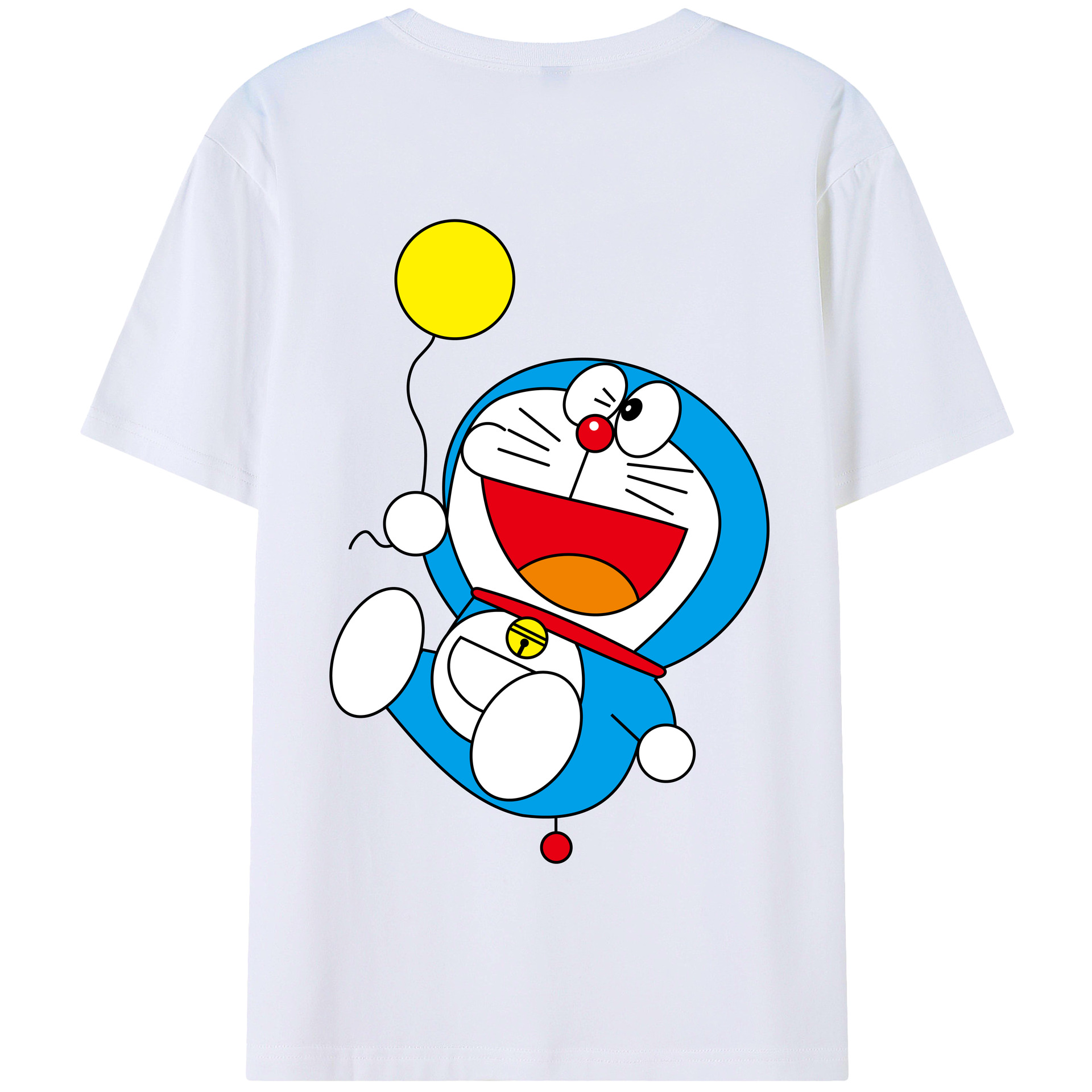 （画像用） ドラえもん Doraemon 綿100％半袖Tシャツ（背面プリント）