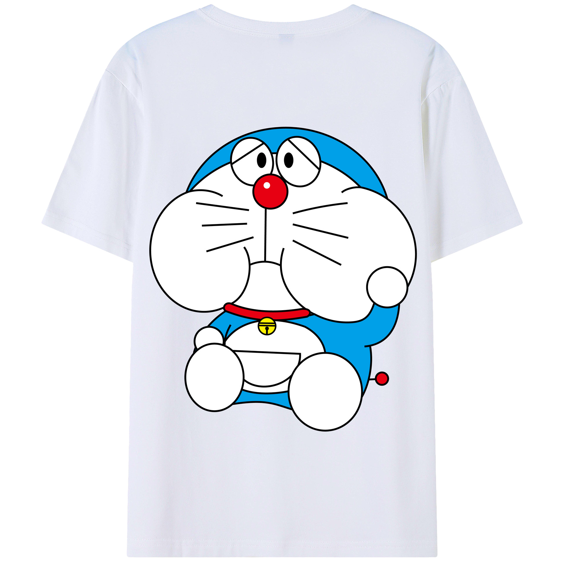 （画像用） ドラえもん Doraemon 綿100％半袖Tシャツ（背面プリント）