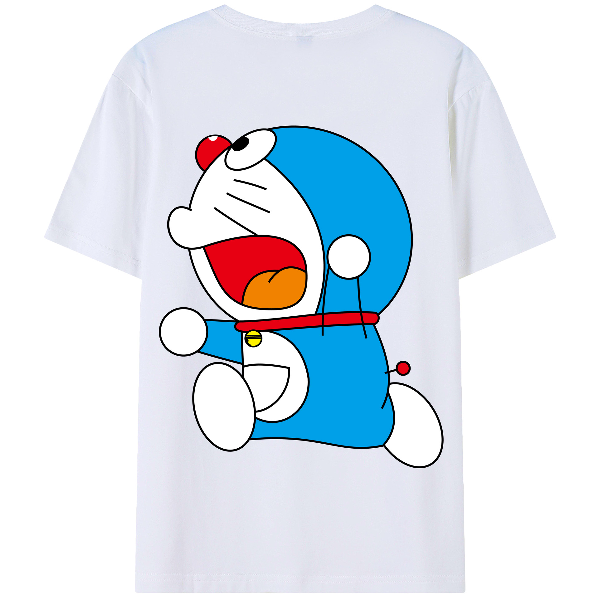 （画像用） ドラえもん Doraemon 綿100％半袖Tシャツ（背面プリント）