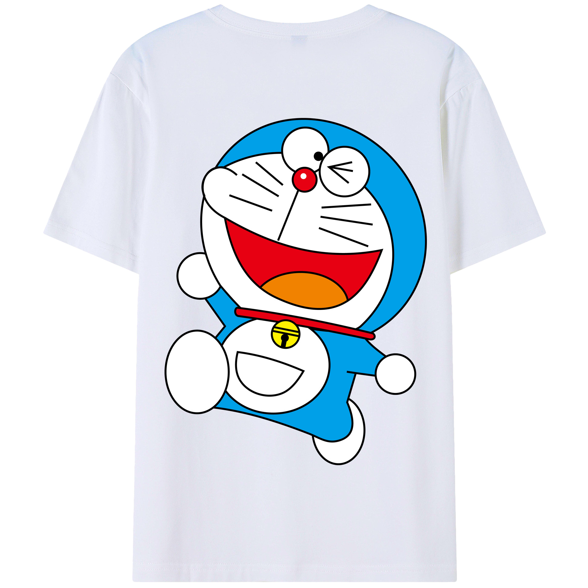 （画像用） ドラえもん Doraemon 綿100％半袖Tシャツ（背面プリント）