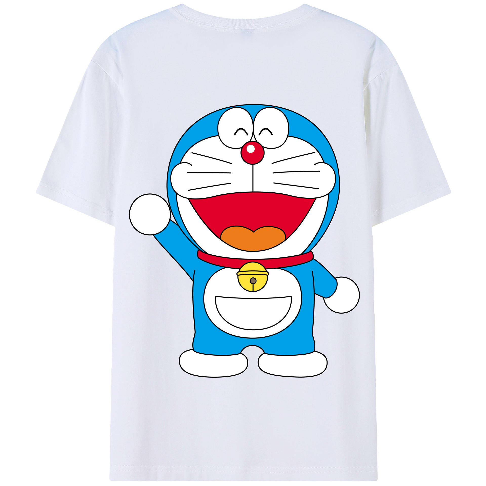 （画像用） ドラえもん Doraemon 綿100％半袖Tシャツ（背面プリント）
