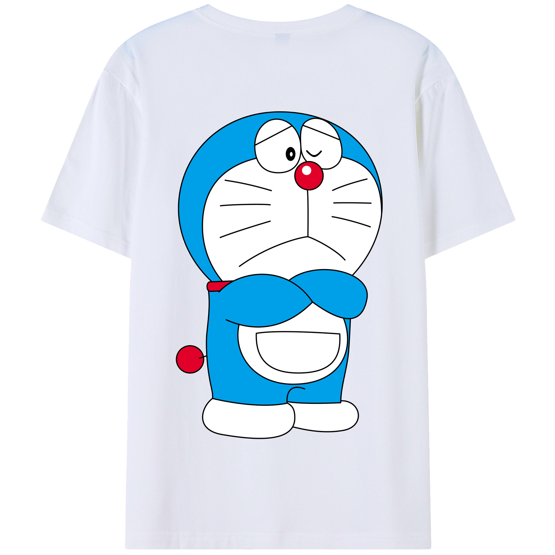 （画像用） ドラえもん Doraemon 綿100％半袖Tシャツ（背面プリント）