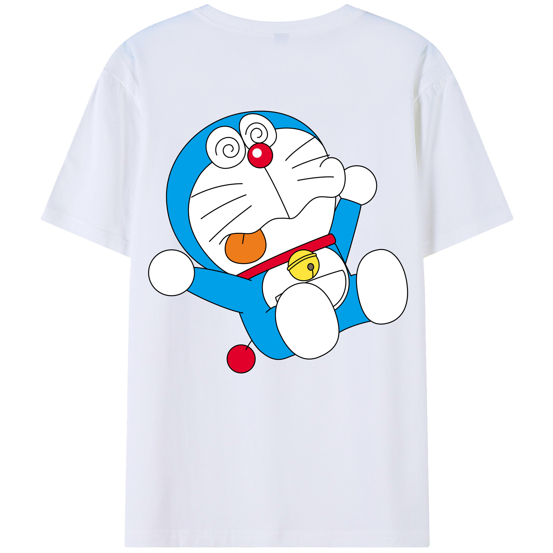 （画像用） ドラえもん Doraemon 綿100％半袖Tシャツ（背面プリント）