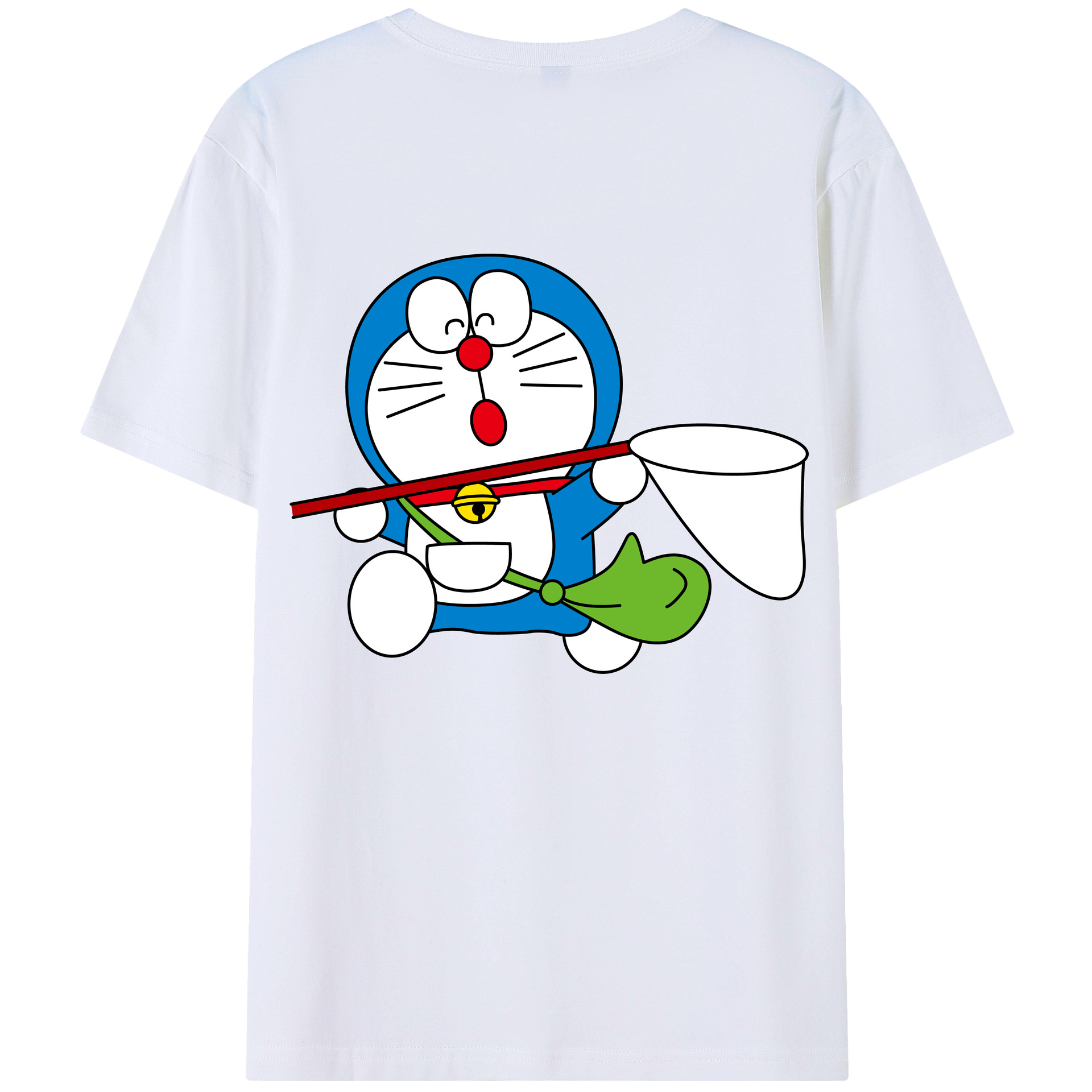 （画像用） ドラえもん Doraemon 綿100％半袖Tシャツ（背面プリント）