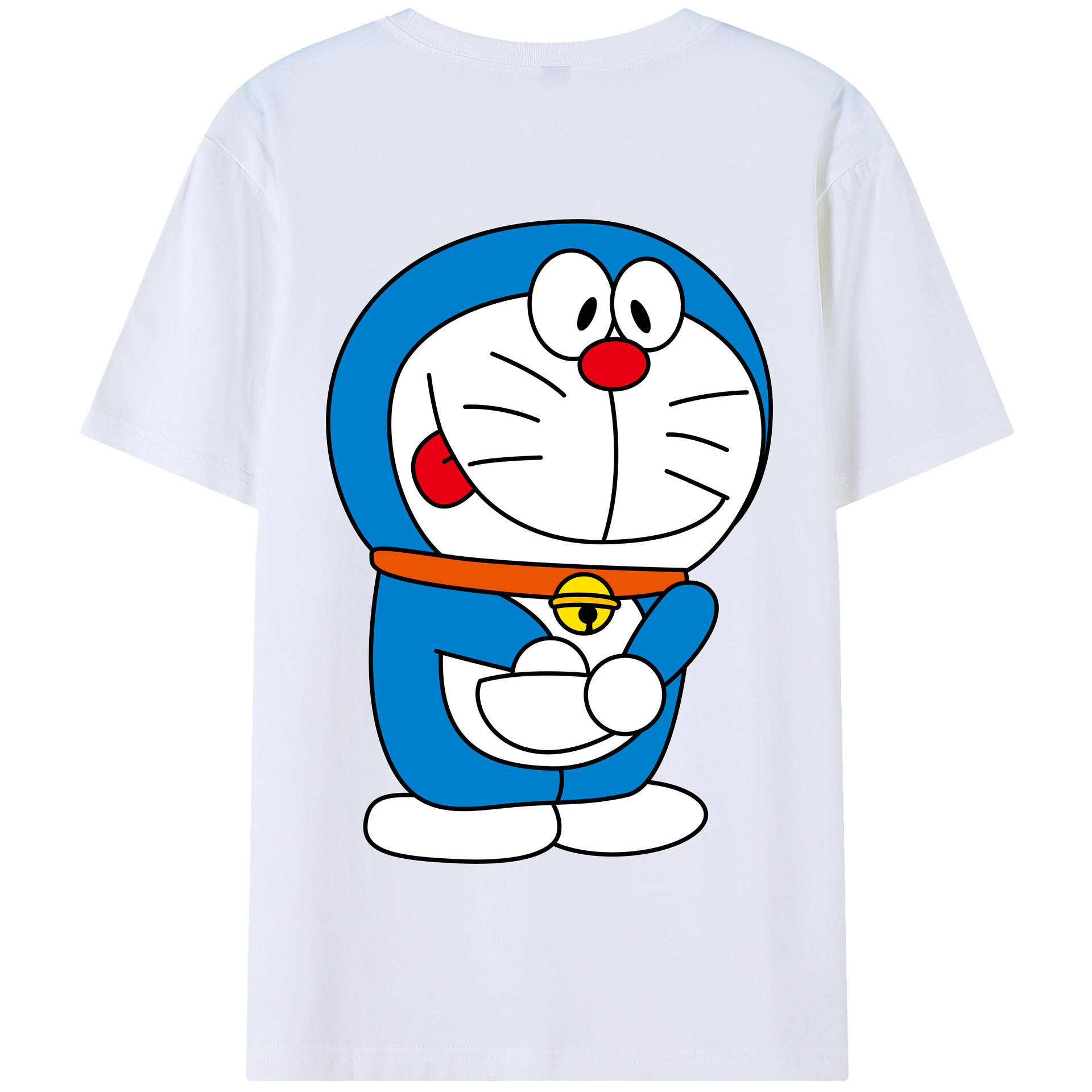 （画像用） ドラえもん Doraemon 綿100％半袖Tシャツ（背面プリント）