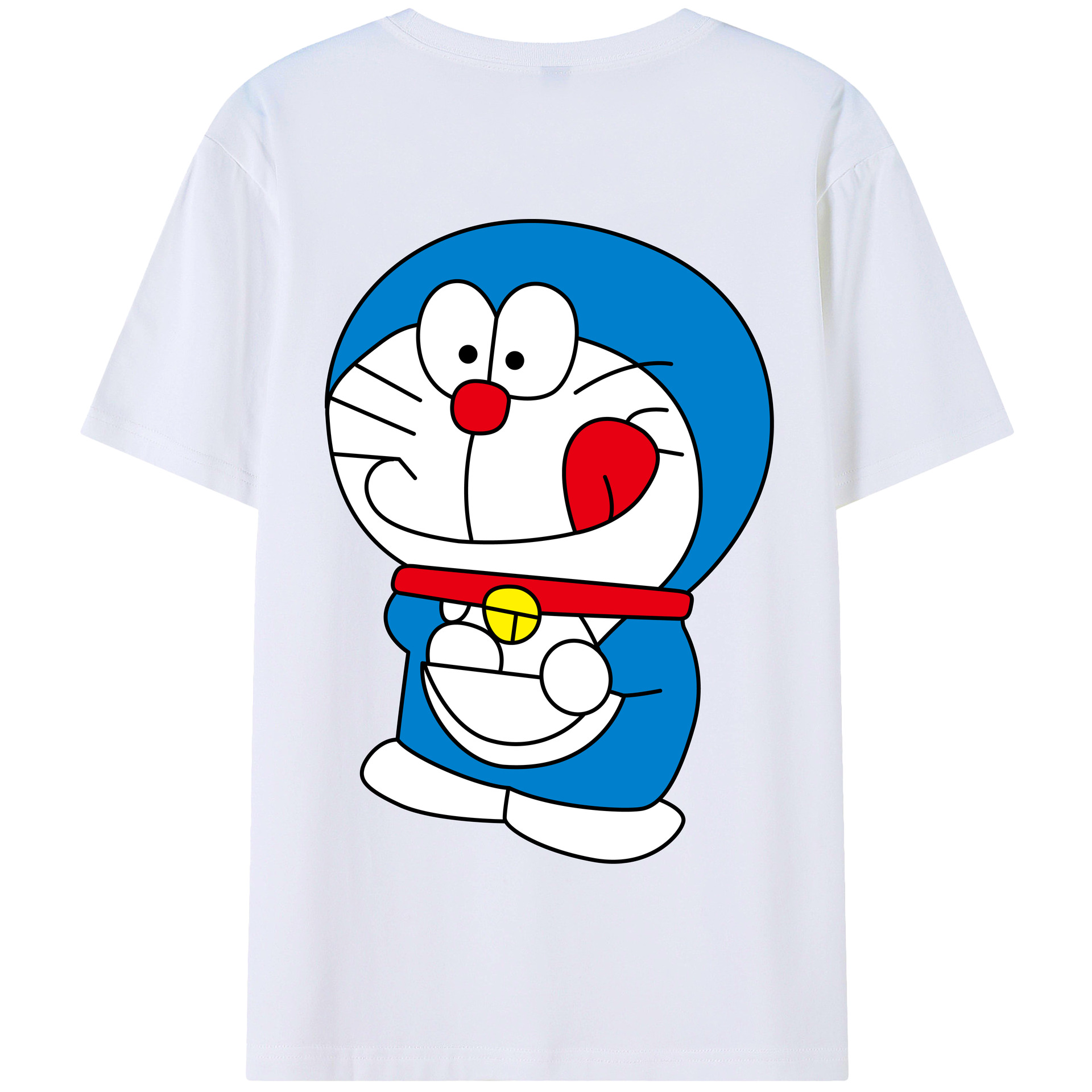 （画像用） ドラえもん Doraemon 綿100％半袖Tシャツ（背面プリント）