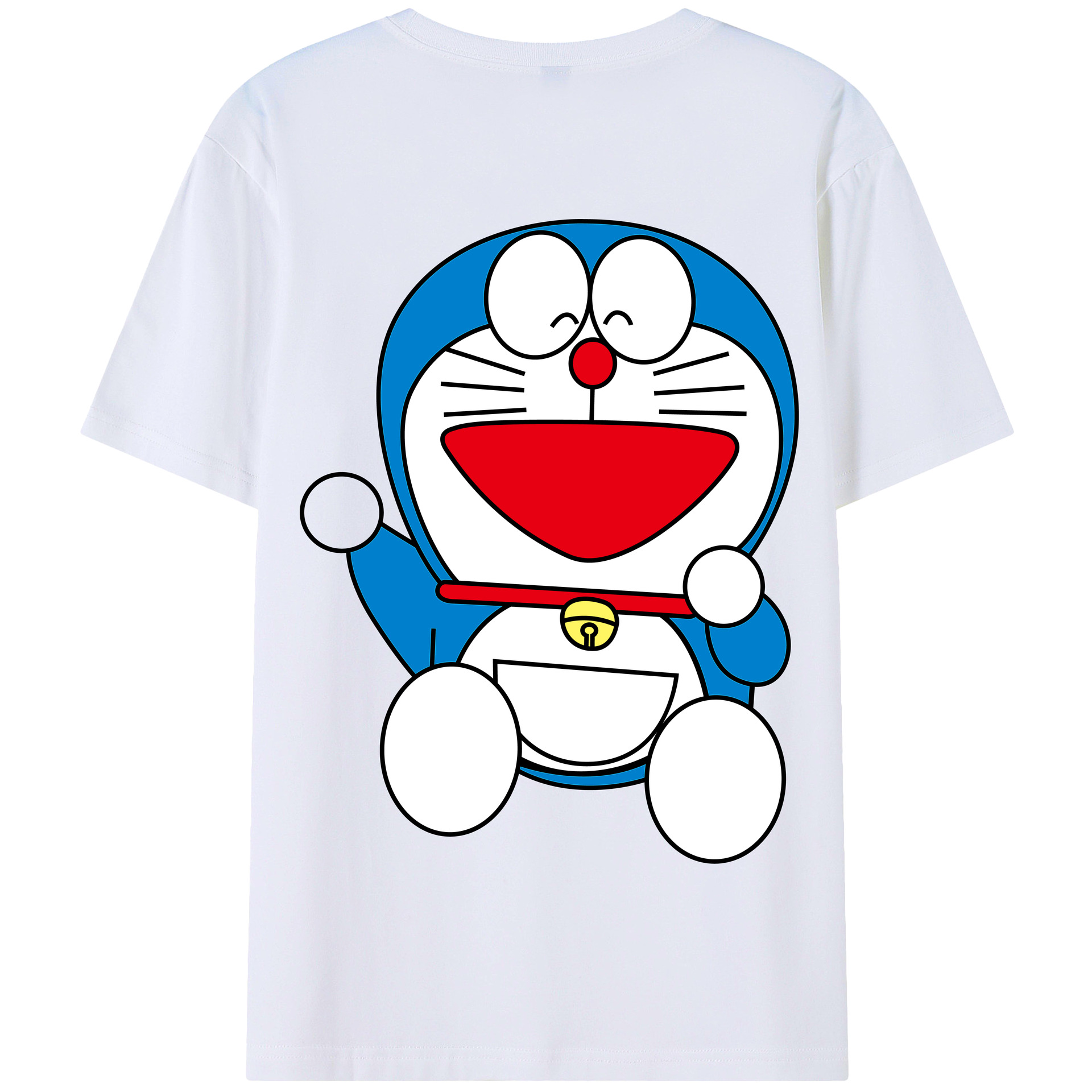 （画像用） ドラえもん Doraemon 綿100％半袖Tシャツ（背面プリント）