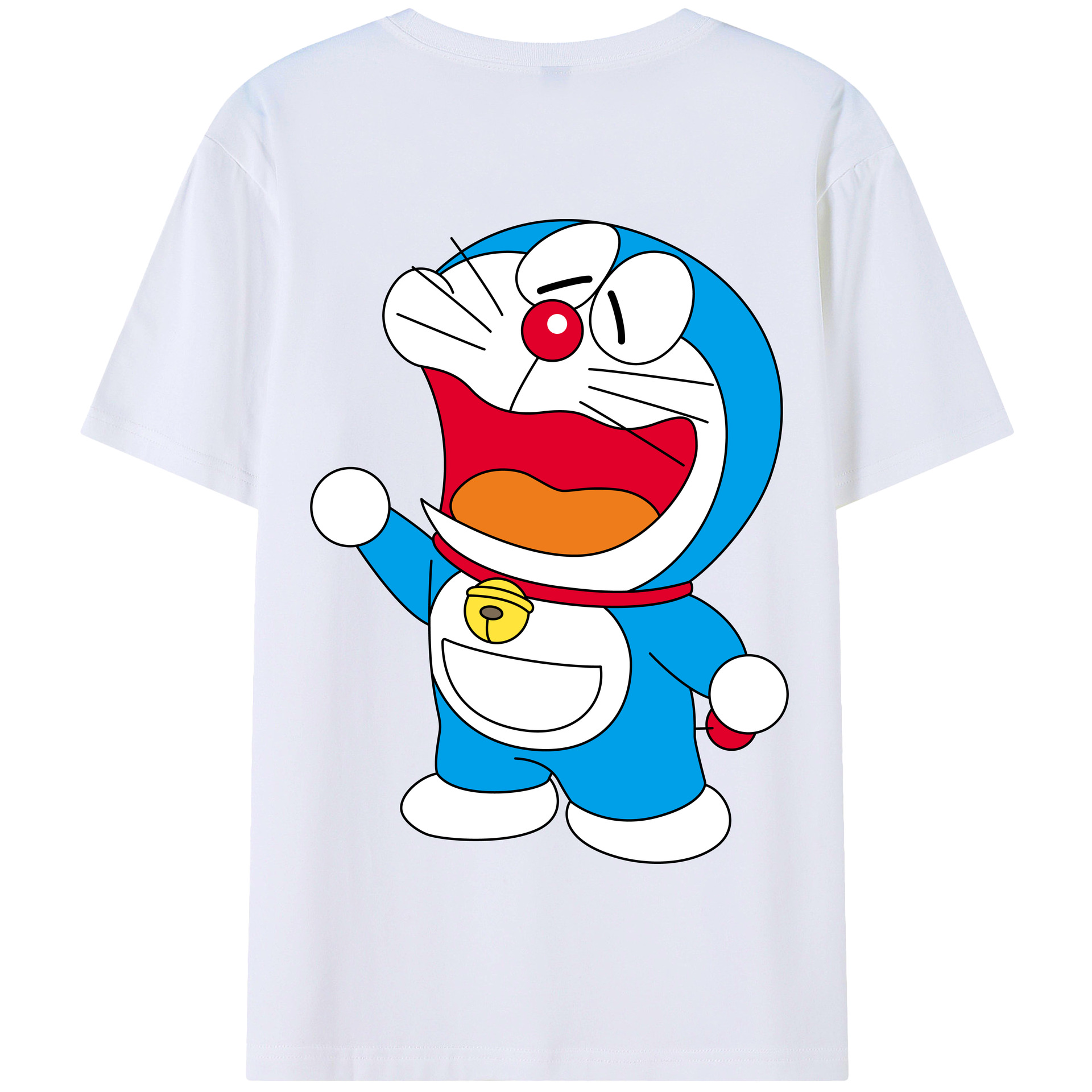 （画像用） ドラえもん Doraemon 綿100％半袖Tシャツ（背面プリント）