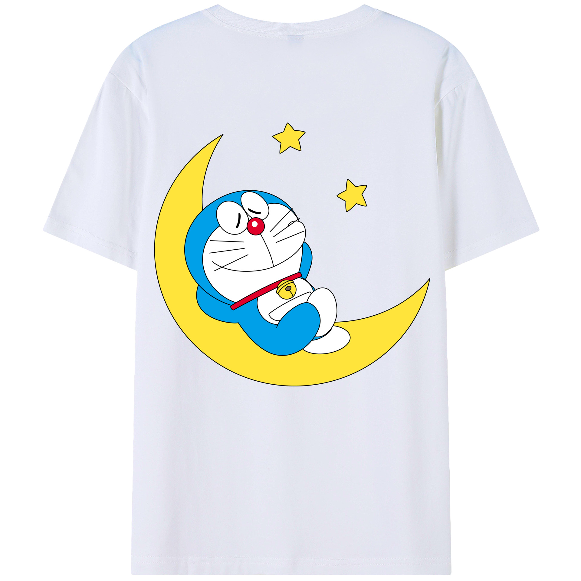 （画像用） ドラえもん Doraemon 綿100％半袖Tシャツ（背面プリント）