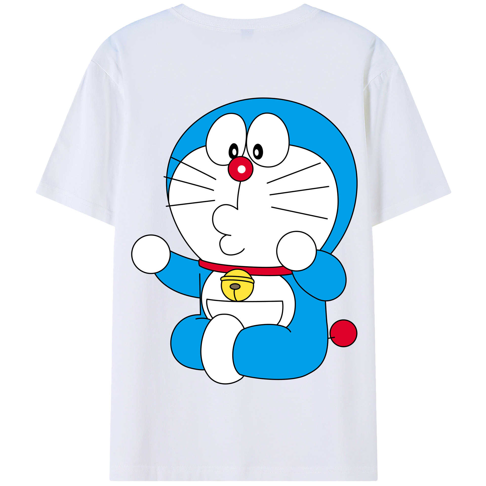 （画像用） ドラえもん Doraemon 綿100％半袖Tシャツ（背面プリント）