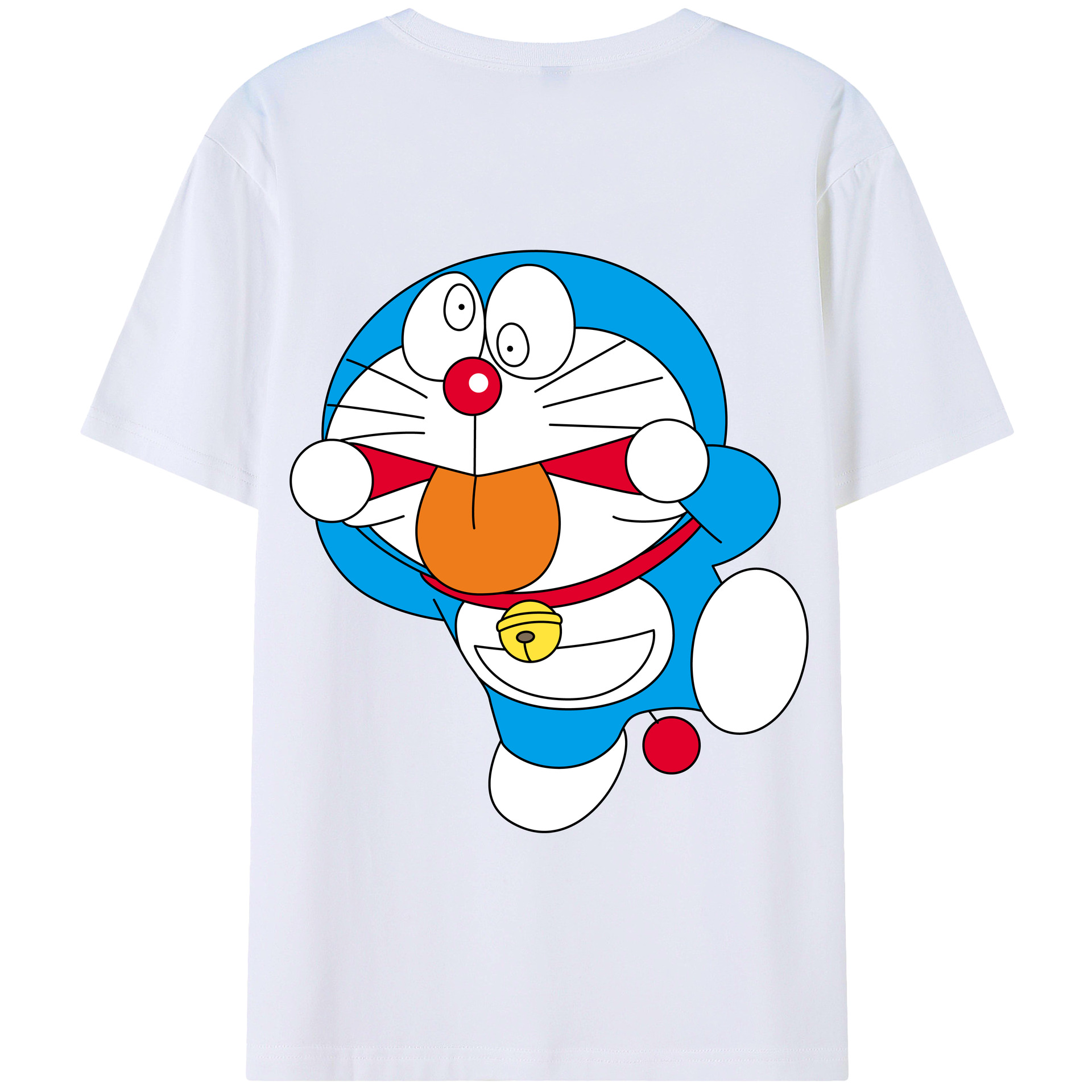 （画像用） ドラえもん Doraemon 綿100％半袖Tシャツ（背面プリント）