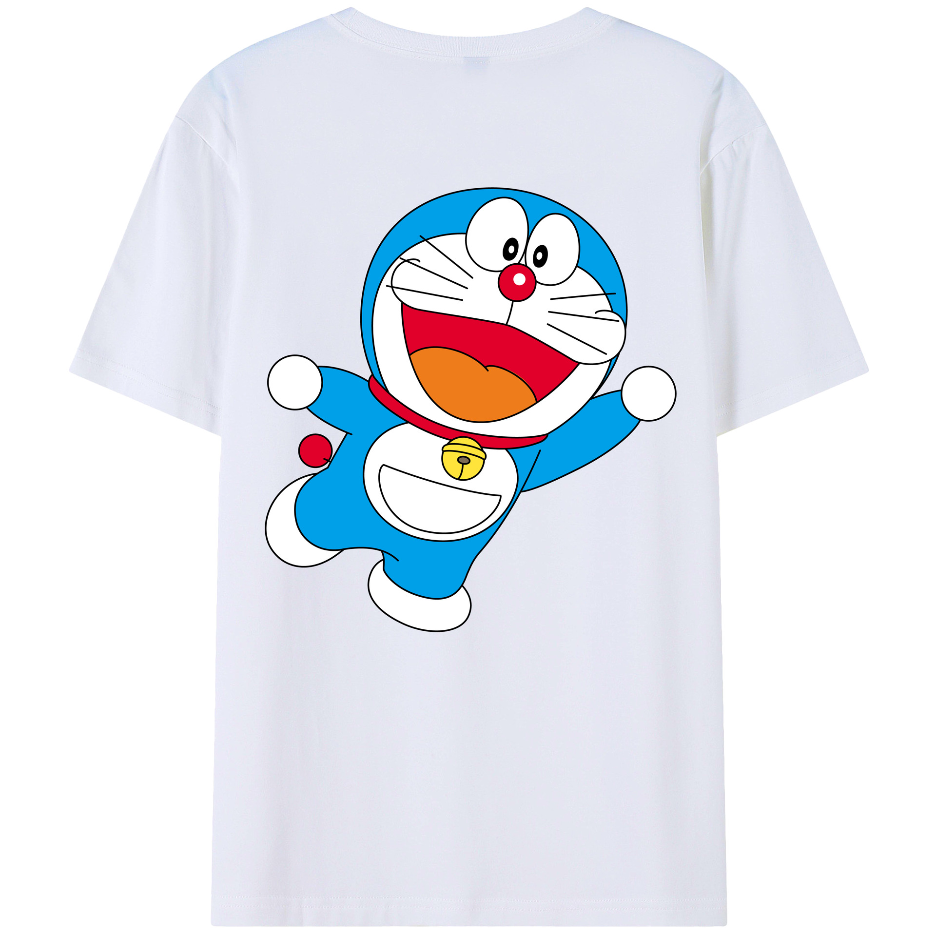 （画像用） ドラえもん Doraemon 綿100％半袖Tシャツ（背面プリント）