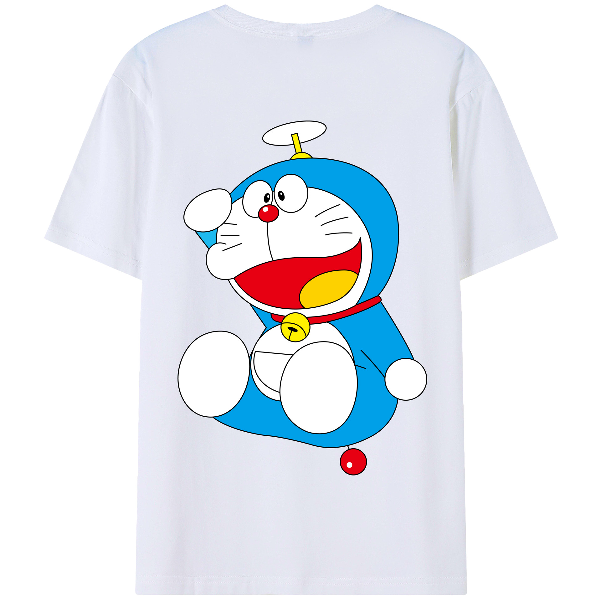（画像用） ドラえもん Doraemon 綿100％半袖Tシャツ（背面プリント）