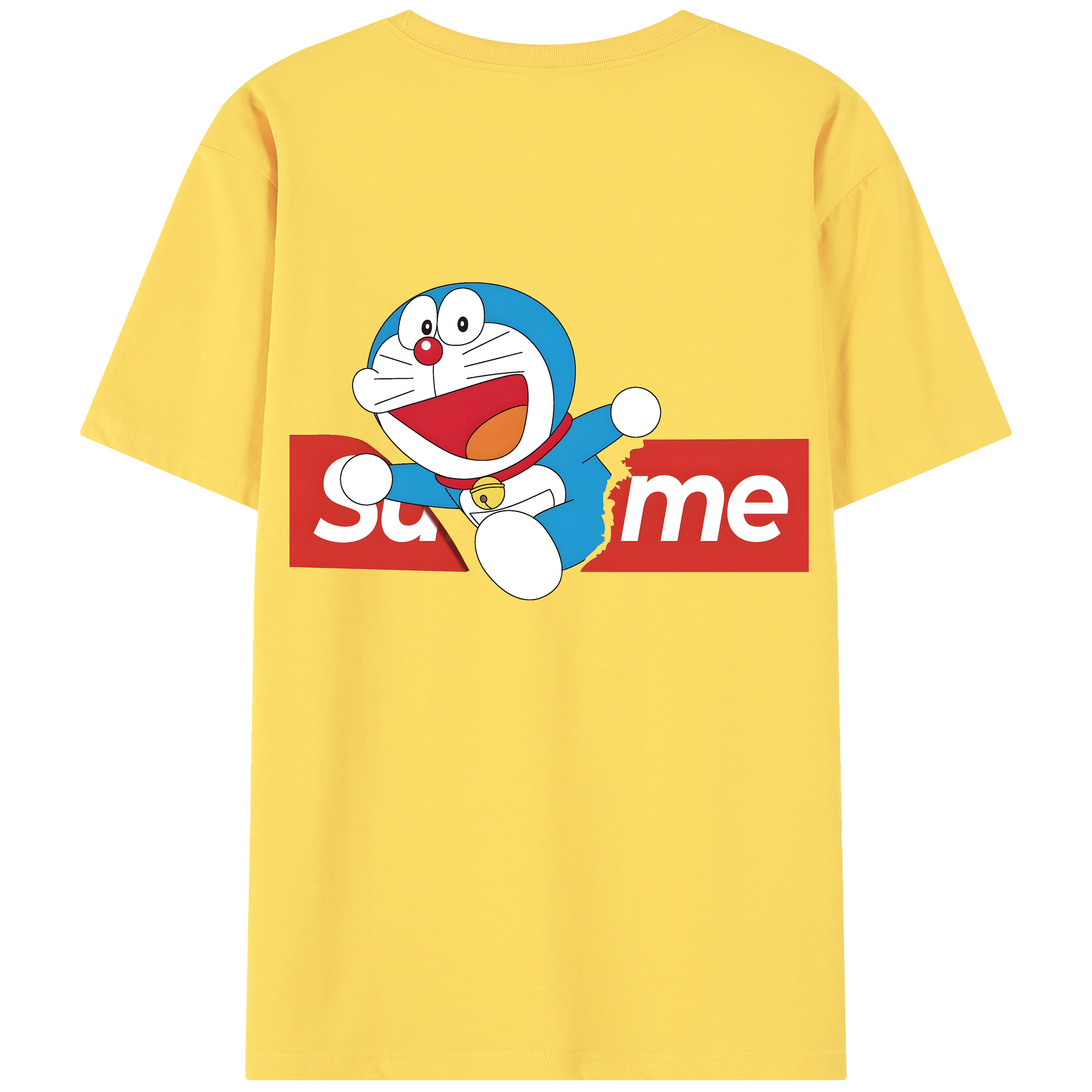 （画像用） ドラえもん Doraemon 綿100％半袖Tシャツ（背面プリント）