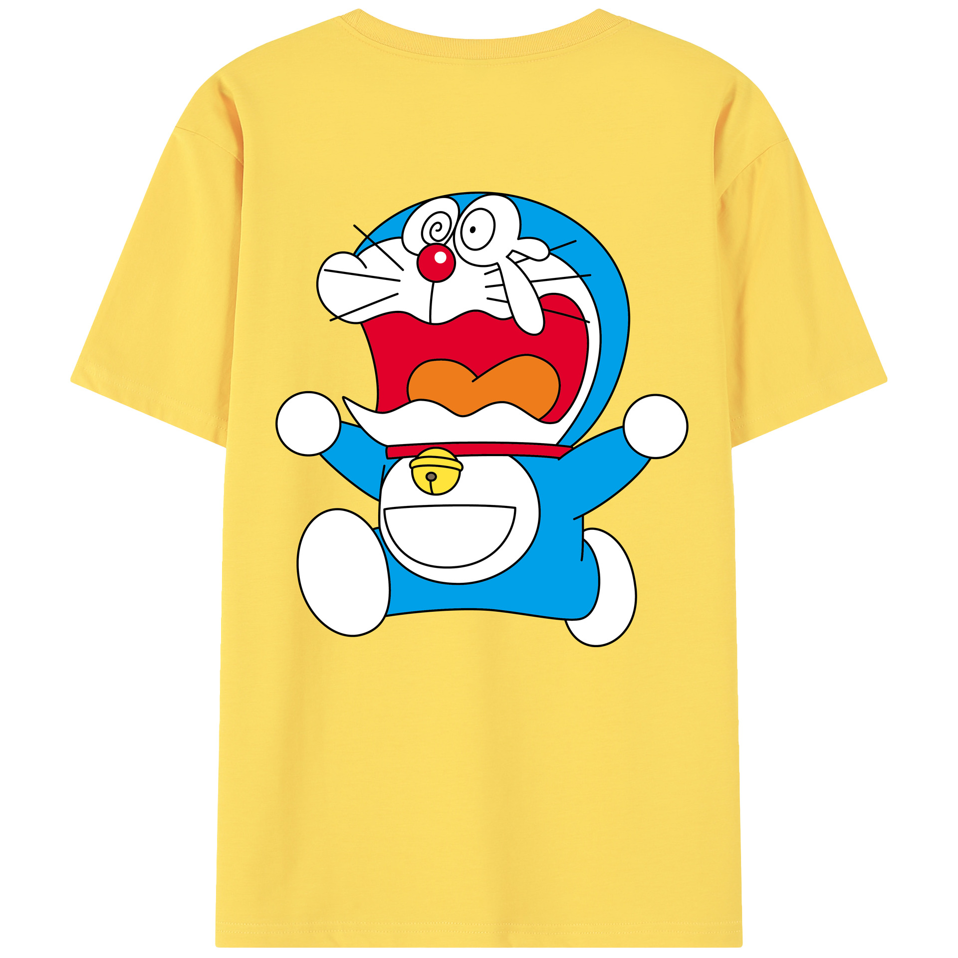 （画像用） ドラえもん Doraemon 綿100％半袖Tシャツ（背面プリント）