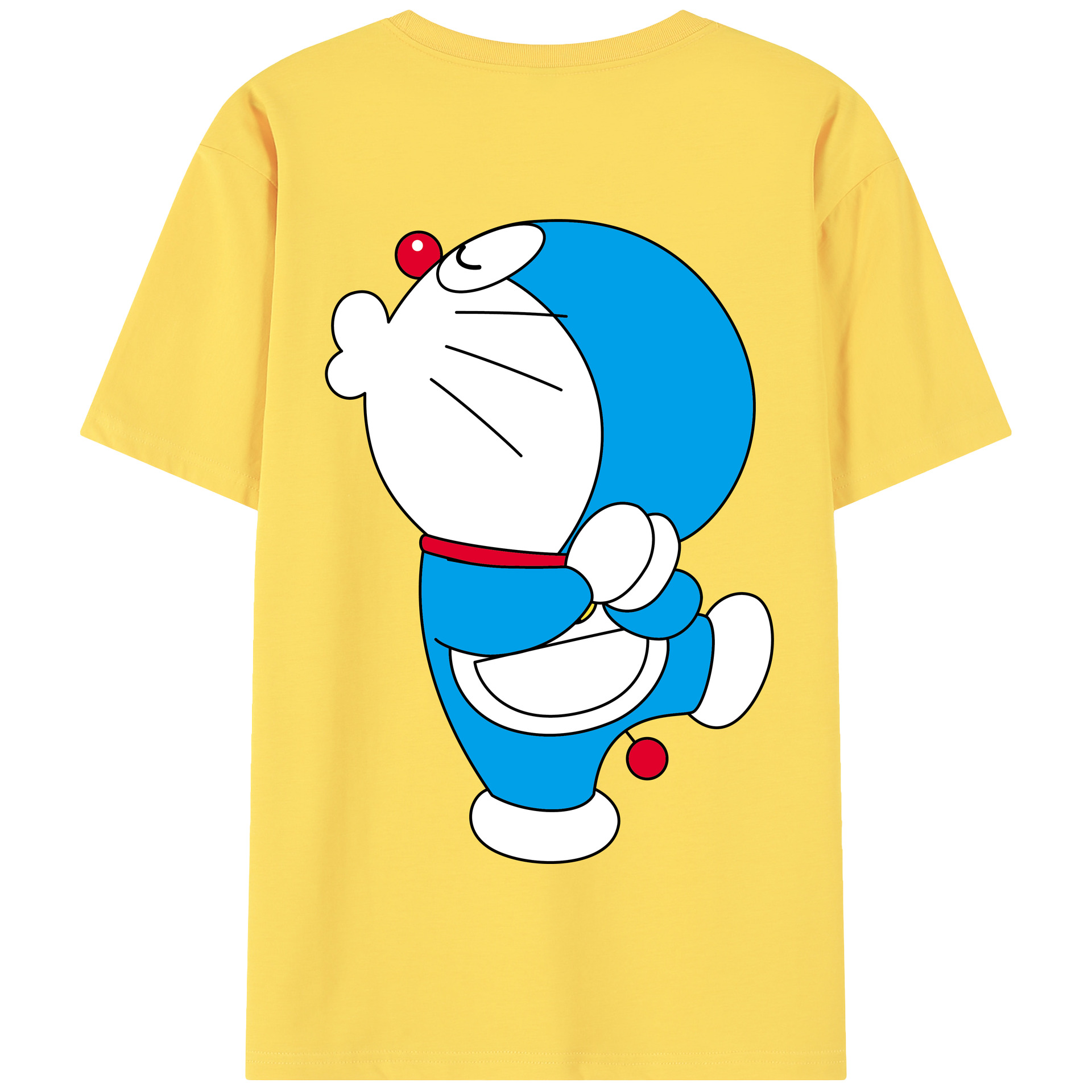 （画像用） ドラえもん Doraemon 綿100％半袖Tシャツ（背面プリント）
