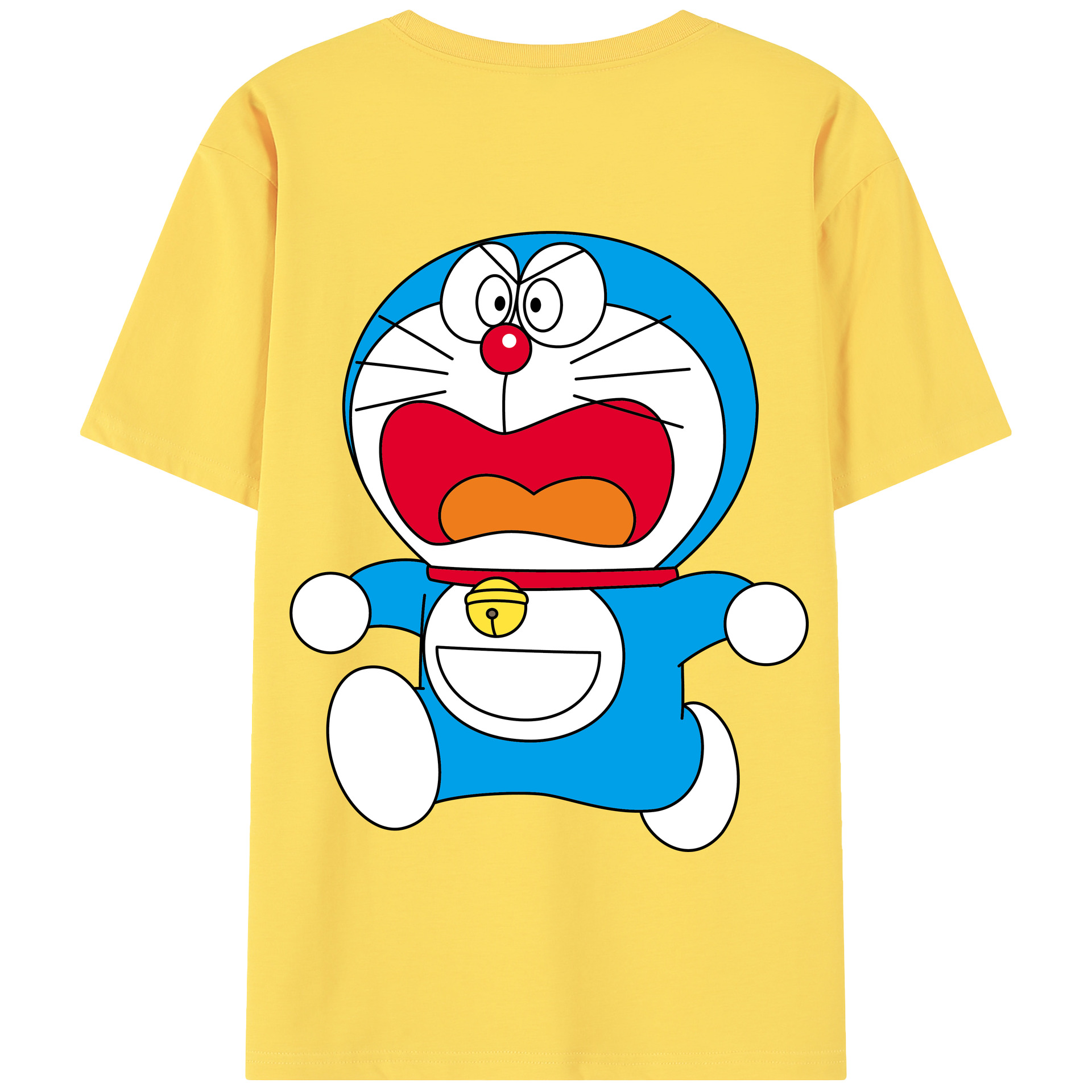 （画像用） ドラえもん Doraemon 綿100％半袖Tシャツ（背面プリント）