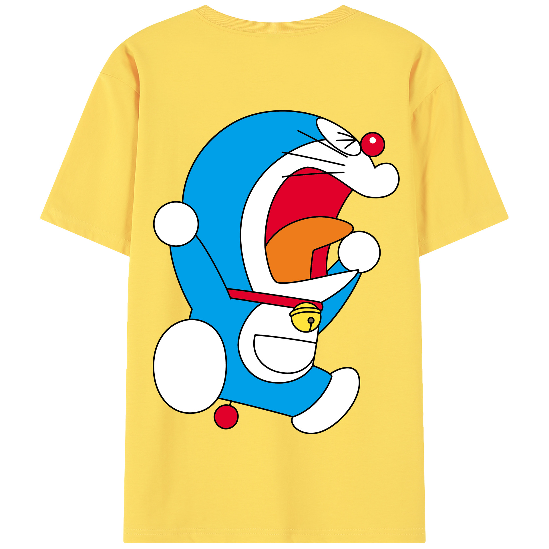 （画像用） ドラえもん Doraemon 綿100％半袖Tシャツ（背面プリント）