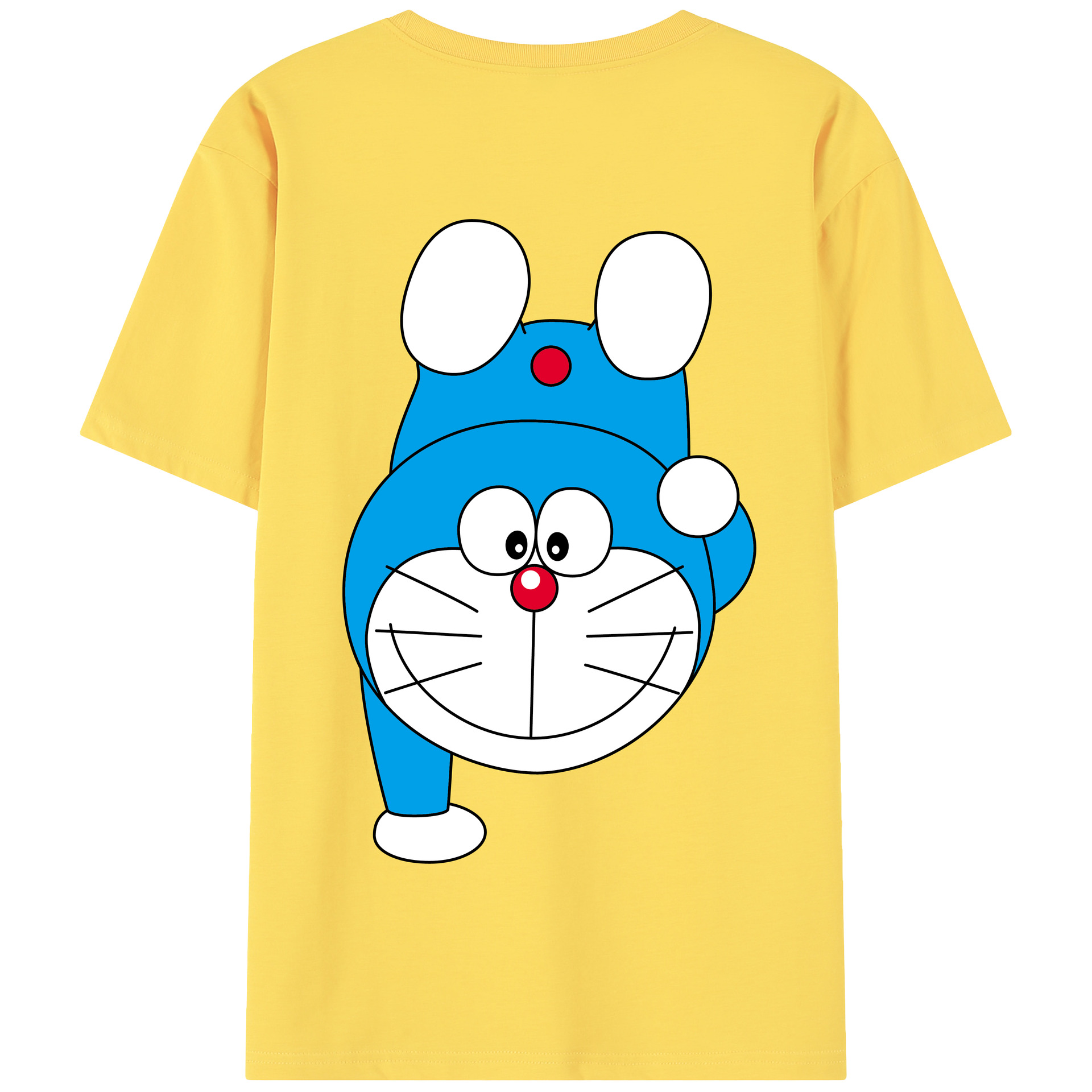 （画像用） ドラえもん Doraemon 綿100％半袖Tシャツ（背面プリント）