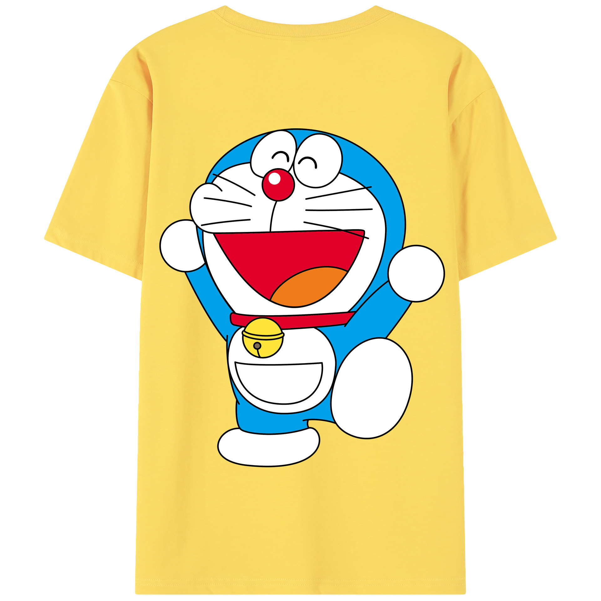 （画像用） ドラえもん Doraemon 綿100％半袖Tシャツ（背面プリント）