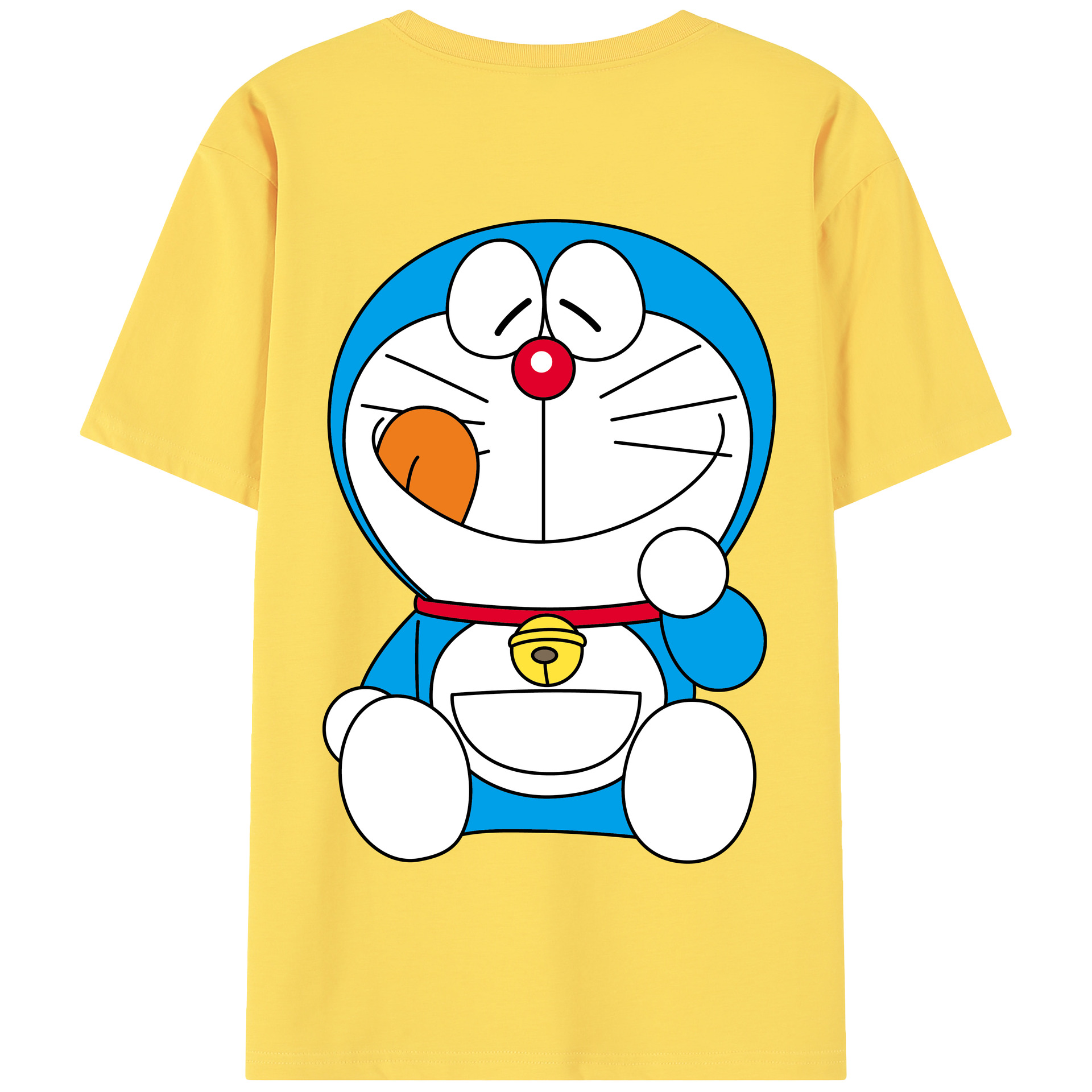 （画像用） ドラえもん Doraemon 綿100％半袖Tシャツ（背面プリント）