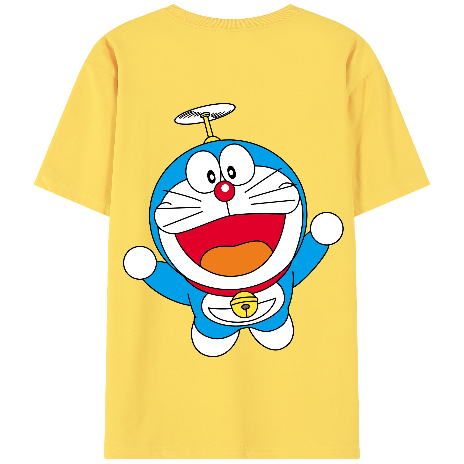 （画像用） ドラえもん Doraemon 綿100％半袖Tシャツ（背面プリント）