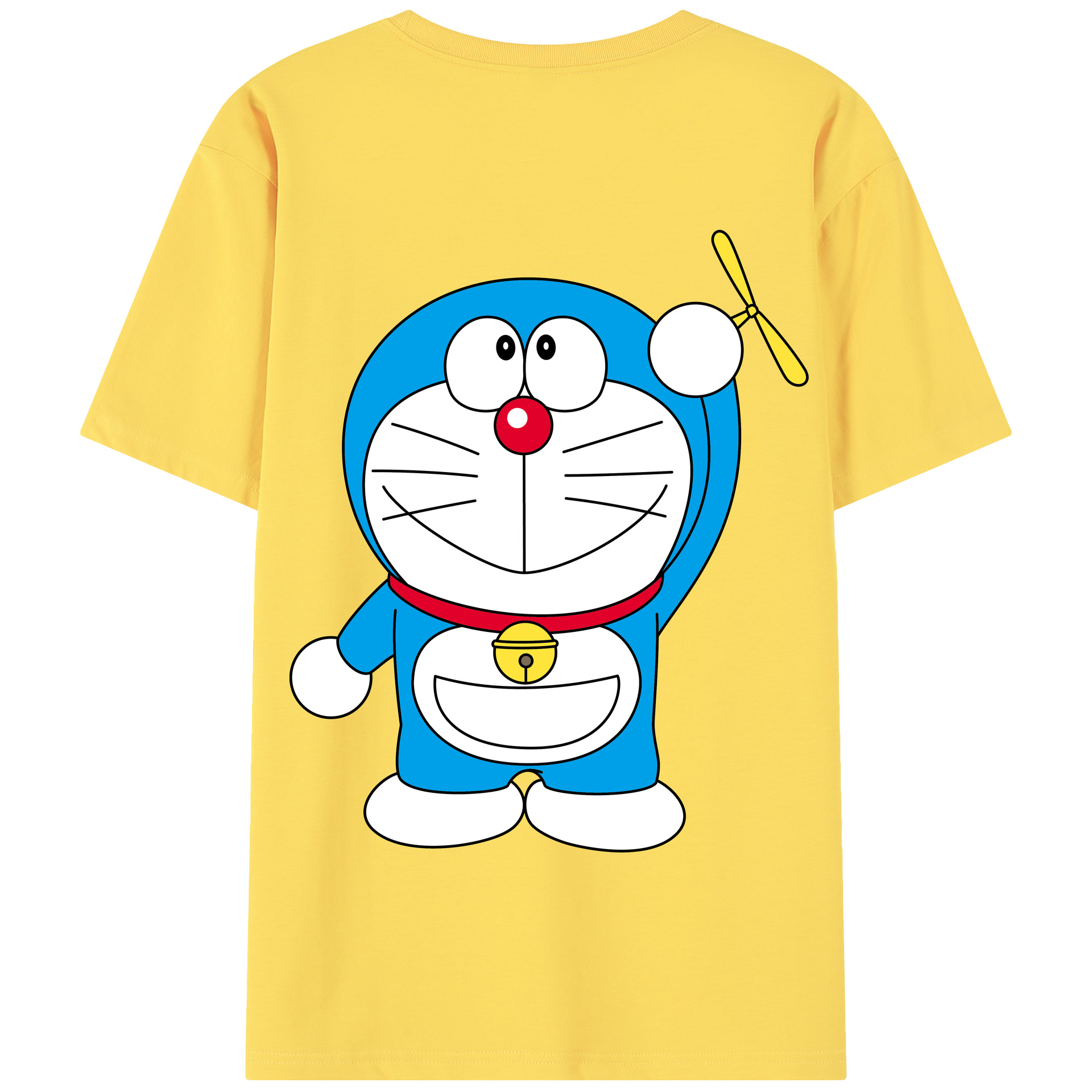 （画像用） ドラえもん Doraemon 綿100％半袖Tシャツ（背面プリント）