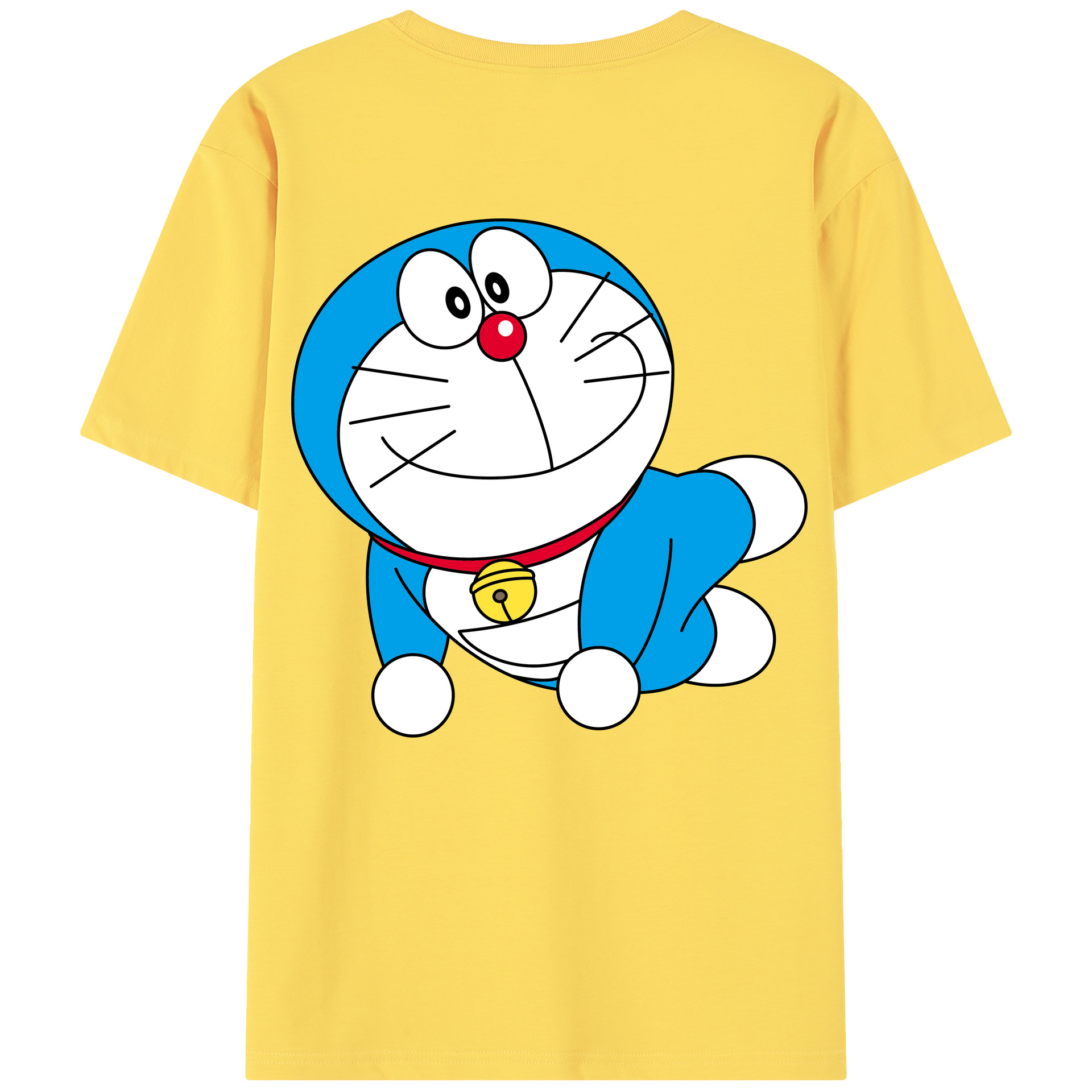 （画像用） ドラえもん Doraemon 綿100％半袖Tシャツ（背面プリント）