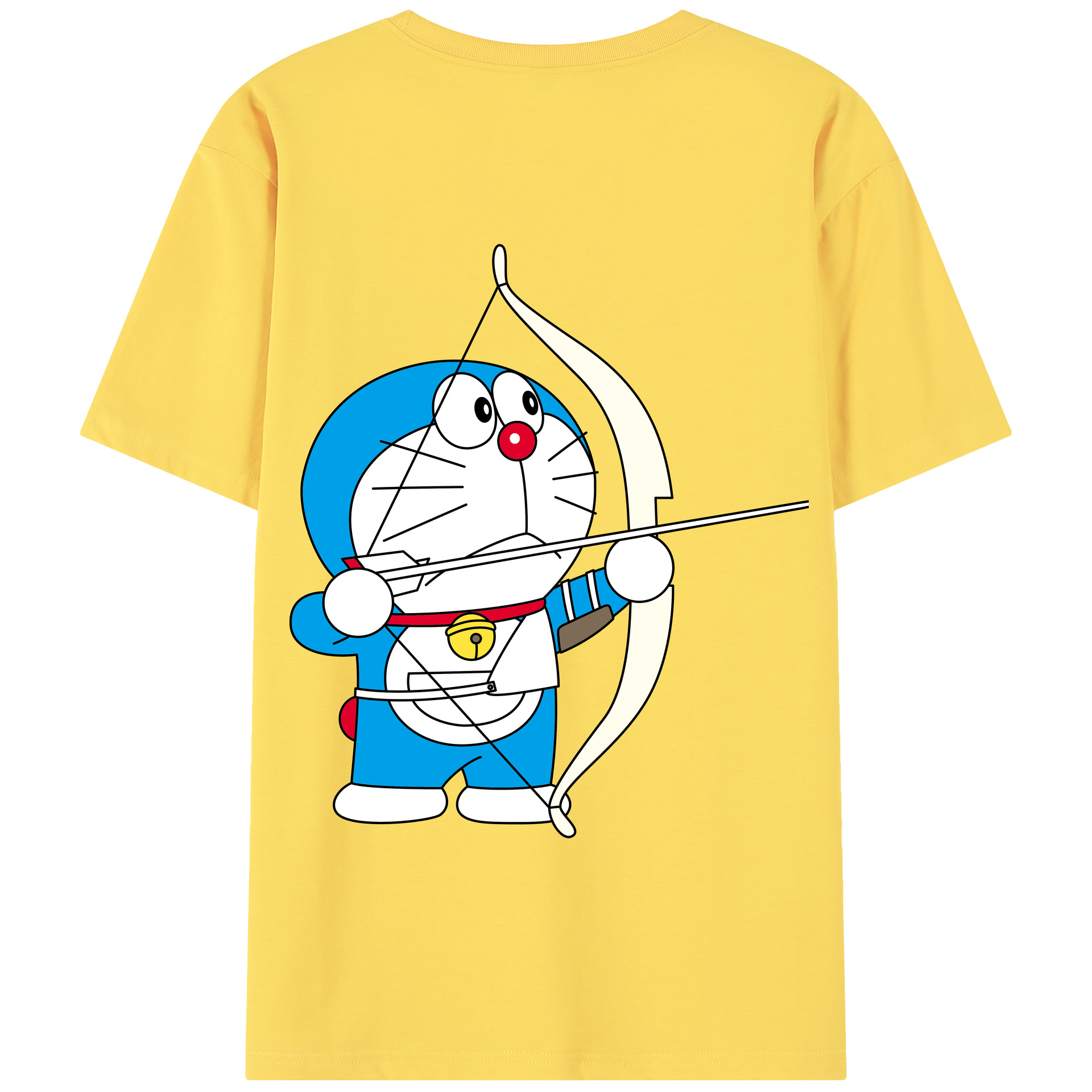（画像用） ドラえもん Doraemon 綿100％半袖Tシャツ（背面プリント）