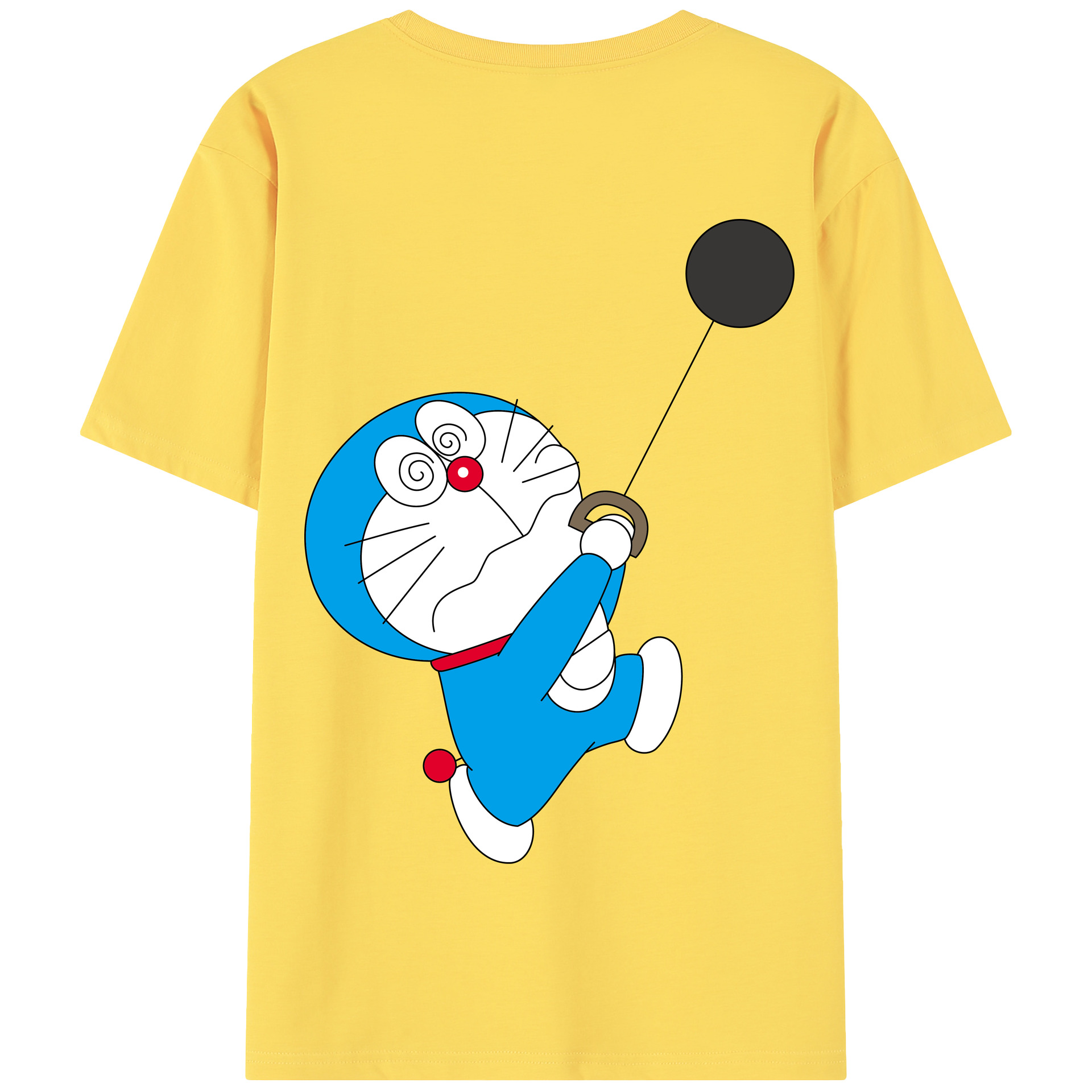 （画像用） ドラえもん Doraemon 綿100％半袖Tシャツ（背面プリント）