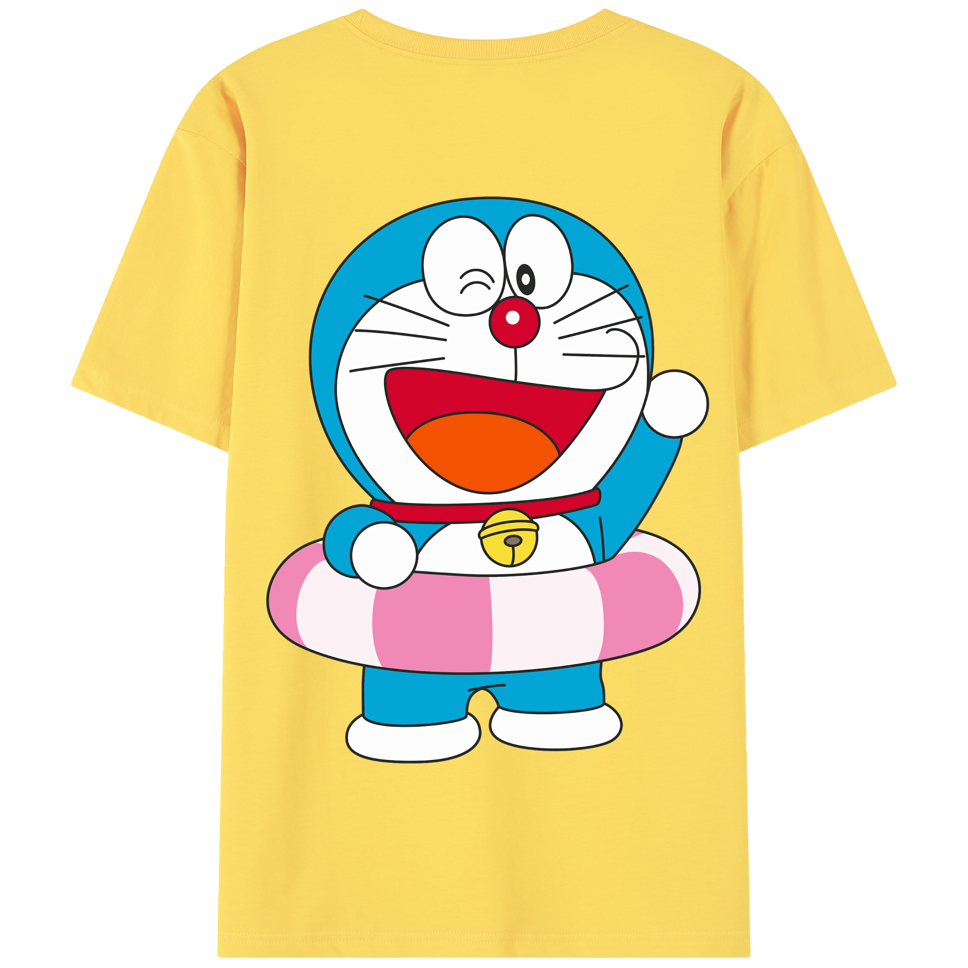 （画像用） ドラえもん Doraemon 綿100％半袖Tシャツ（背面プリント）