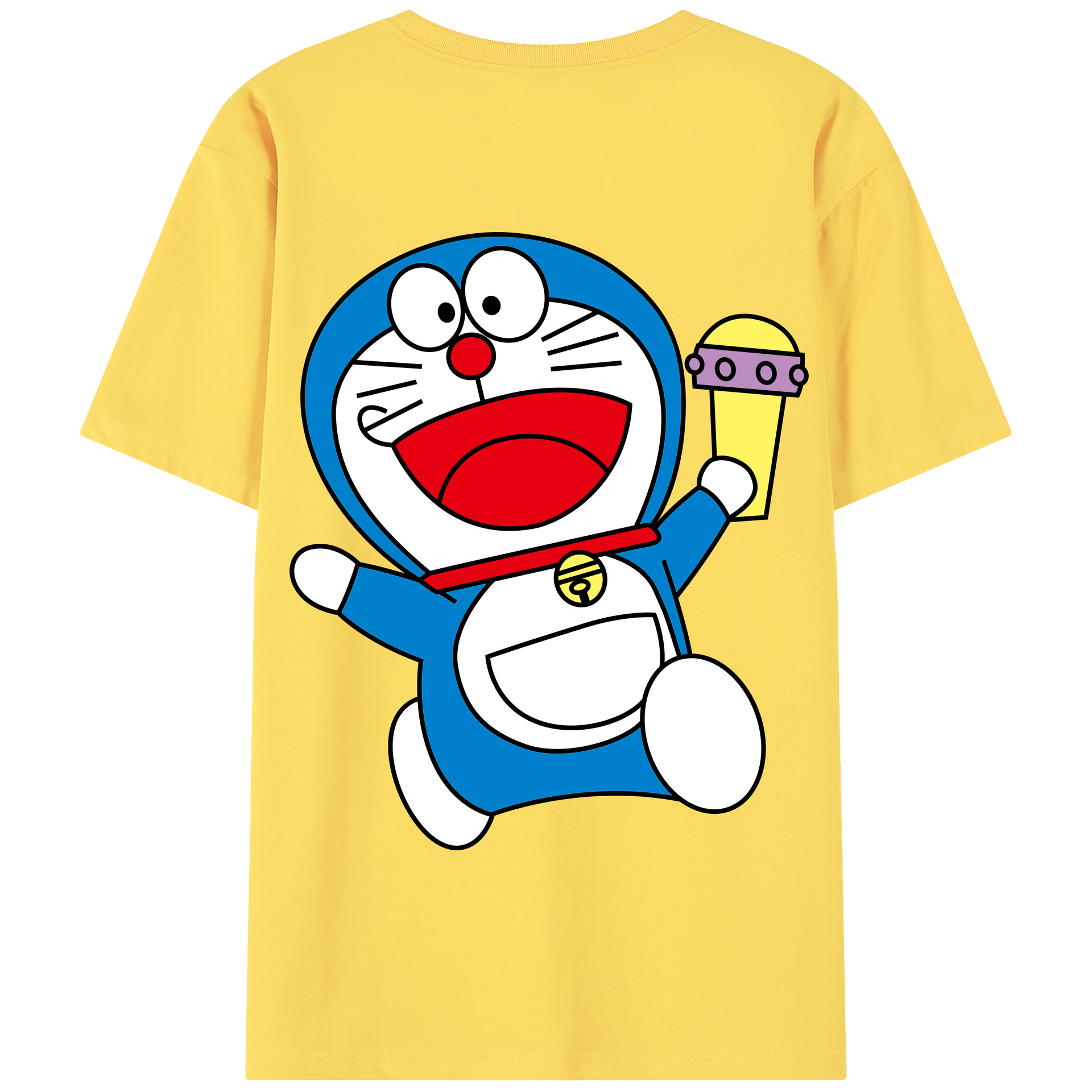 （画像用） ドラえもん Doraemon 綿100％半袖Tシャツ（背面プリント）