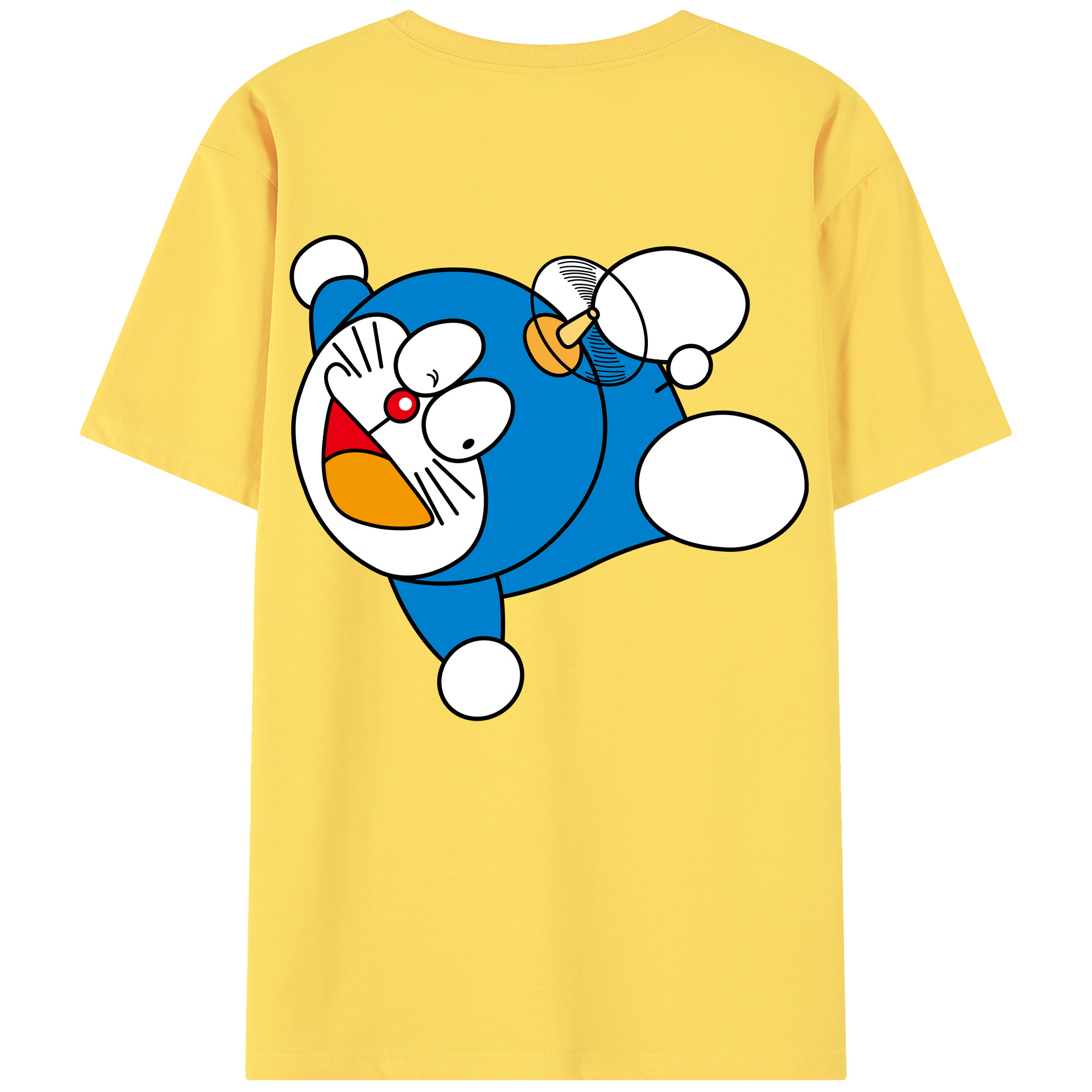 （画像用） ドラえもん Doraemon 綿100％半袖Tシャツ（背面プリント）