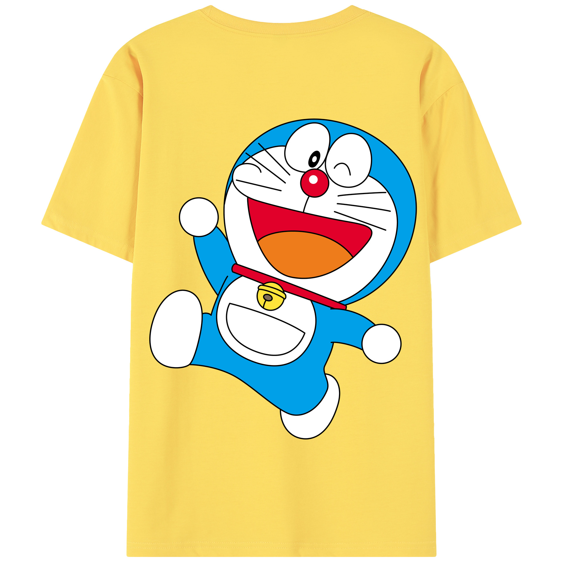 （画像用） ドラえもん Doraemon 綿100％半袖Tシャツ（背面プリント）