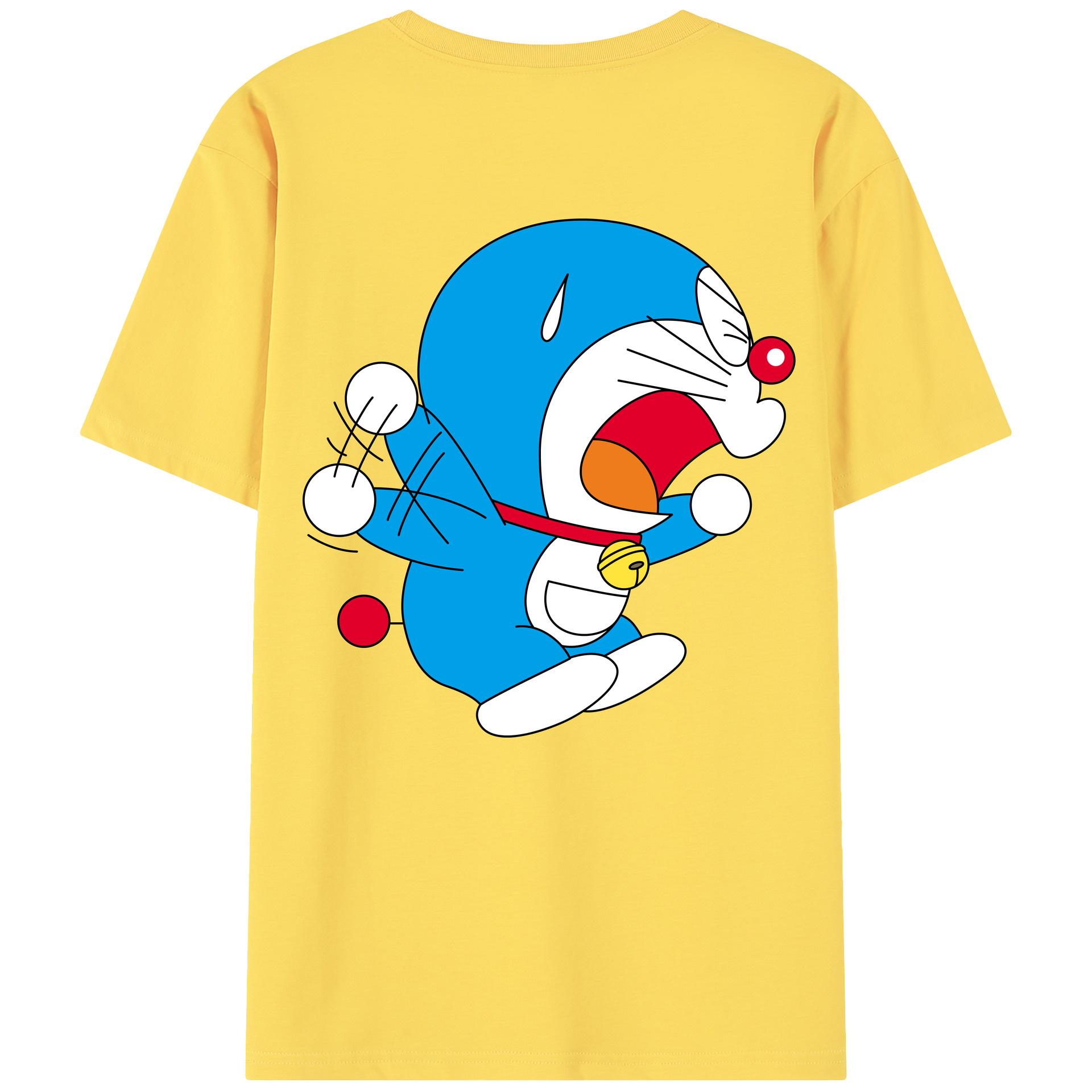 （画像用） ドラえもん Doraemon 綿100％半袖Tシャツ（背面プリント）