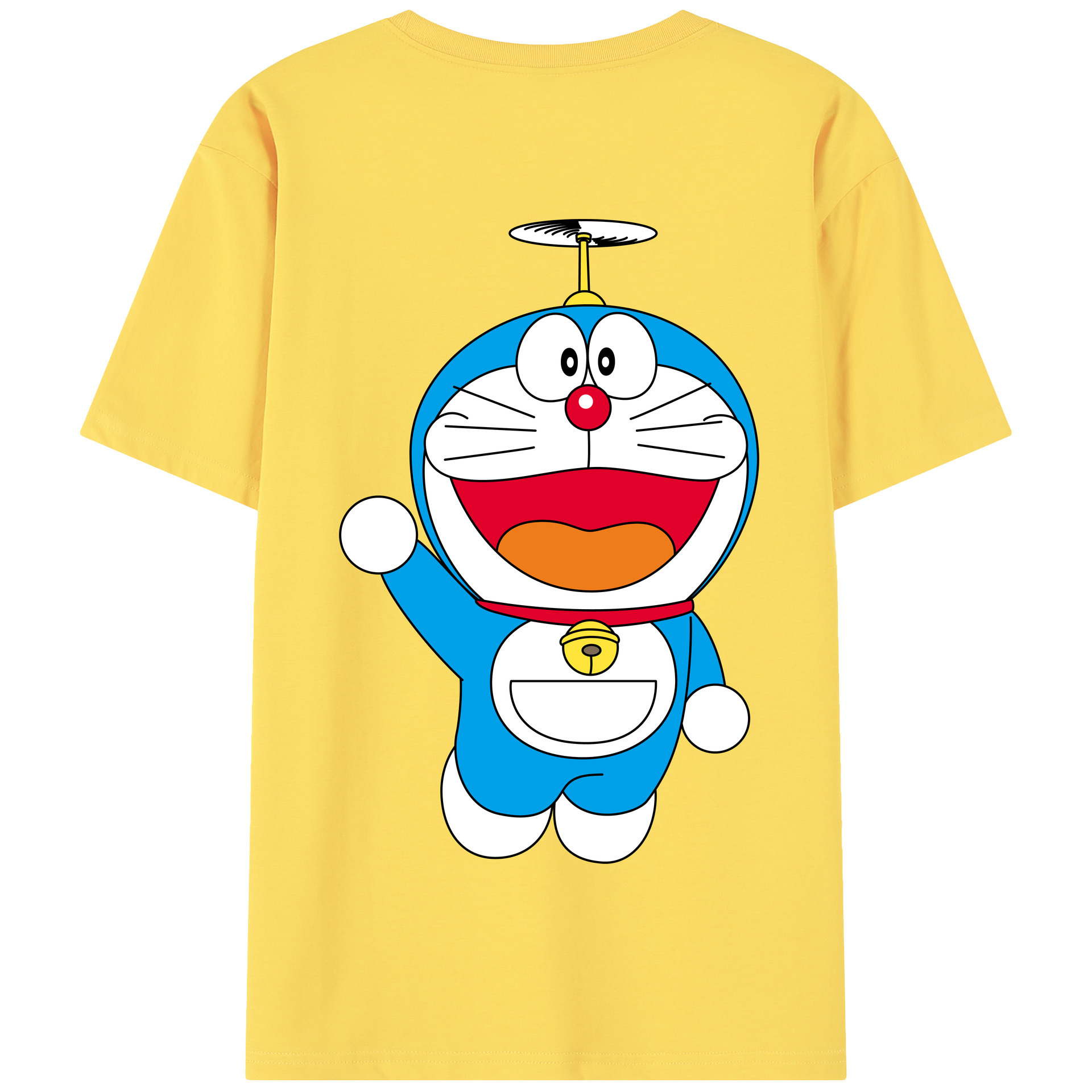 （画像用） ドラえもん Doraemon 綿100％半袖Tシャツ（背面プリント）