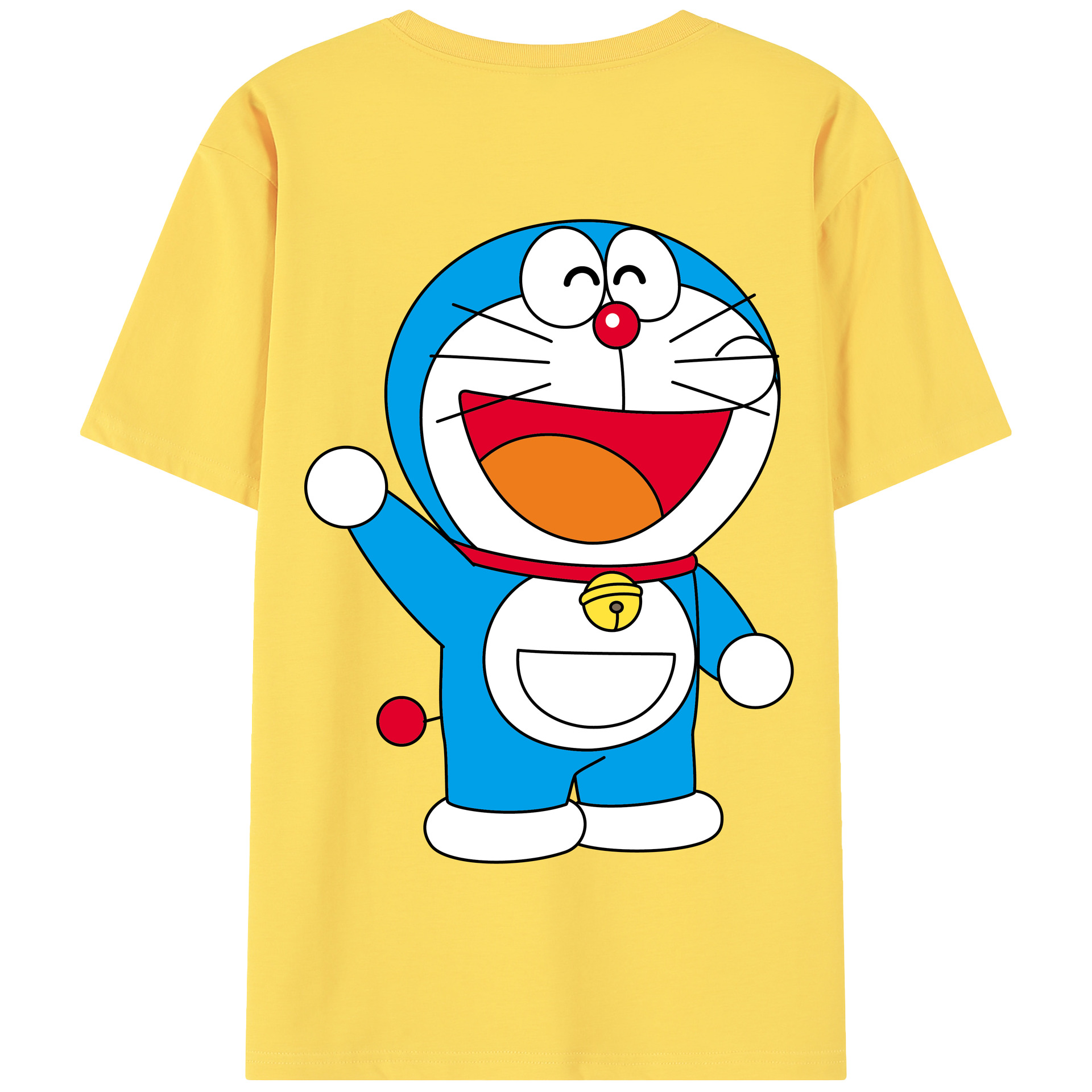 （画像用） ドラえもん Doraemon 綿100％半袖Tシャツ（背面プリント）